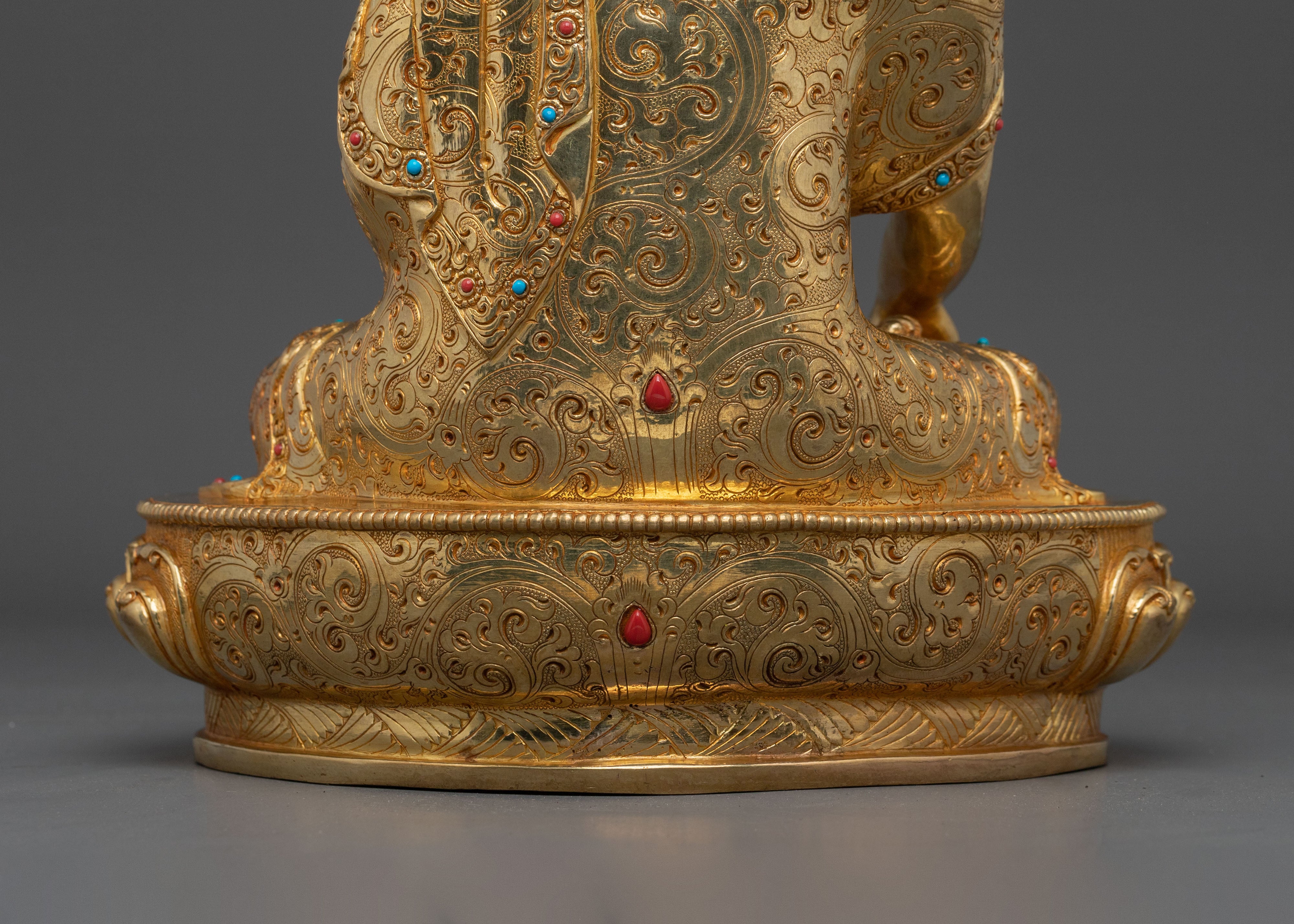 A Traditional Tibetan Shakyamuni Buddha Statue
