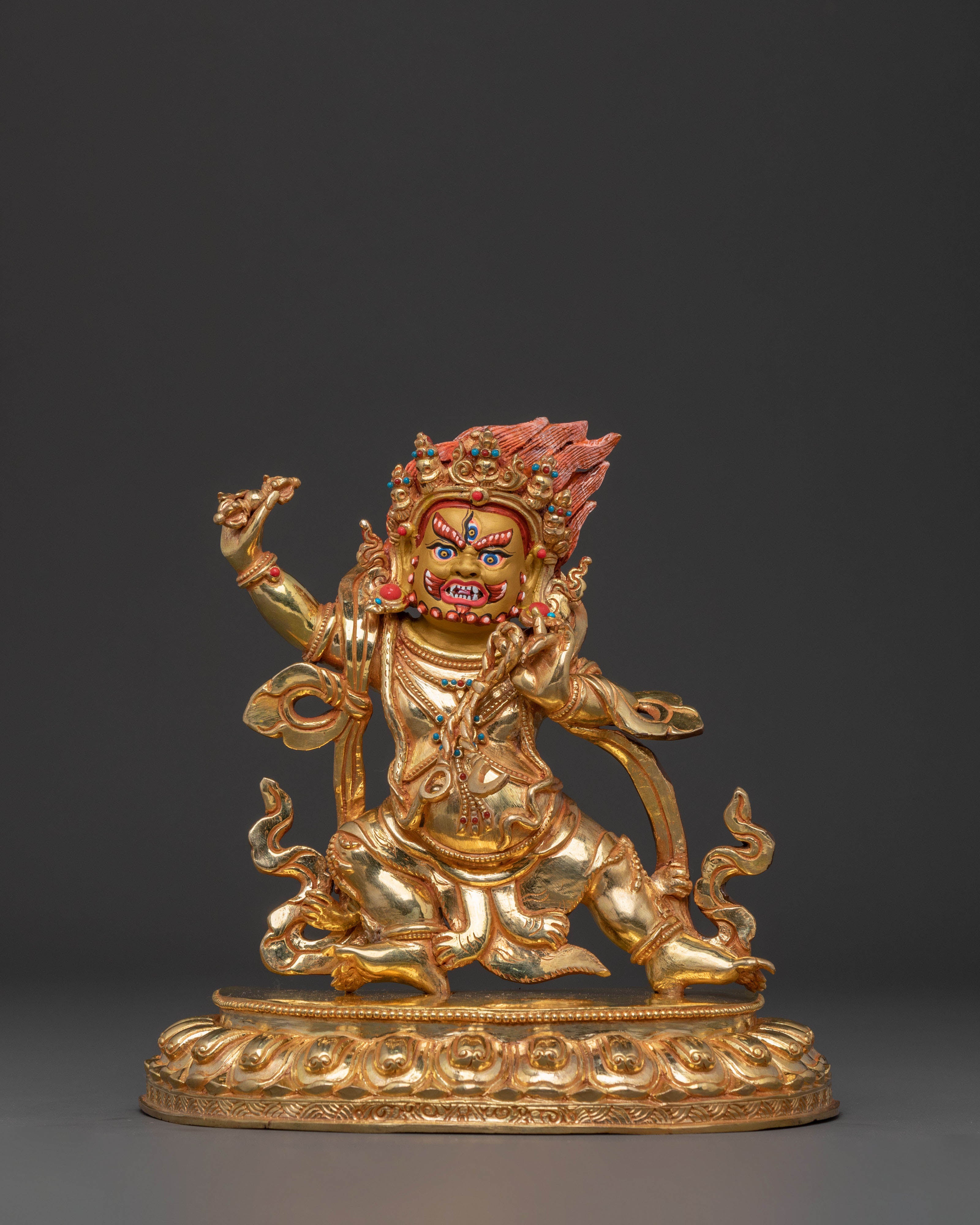 Handcrafted Vajrapani Traditional Statue for Rituals