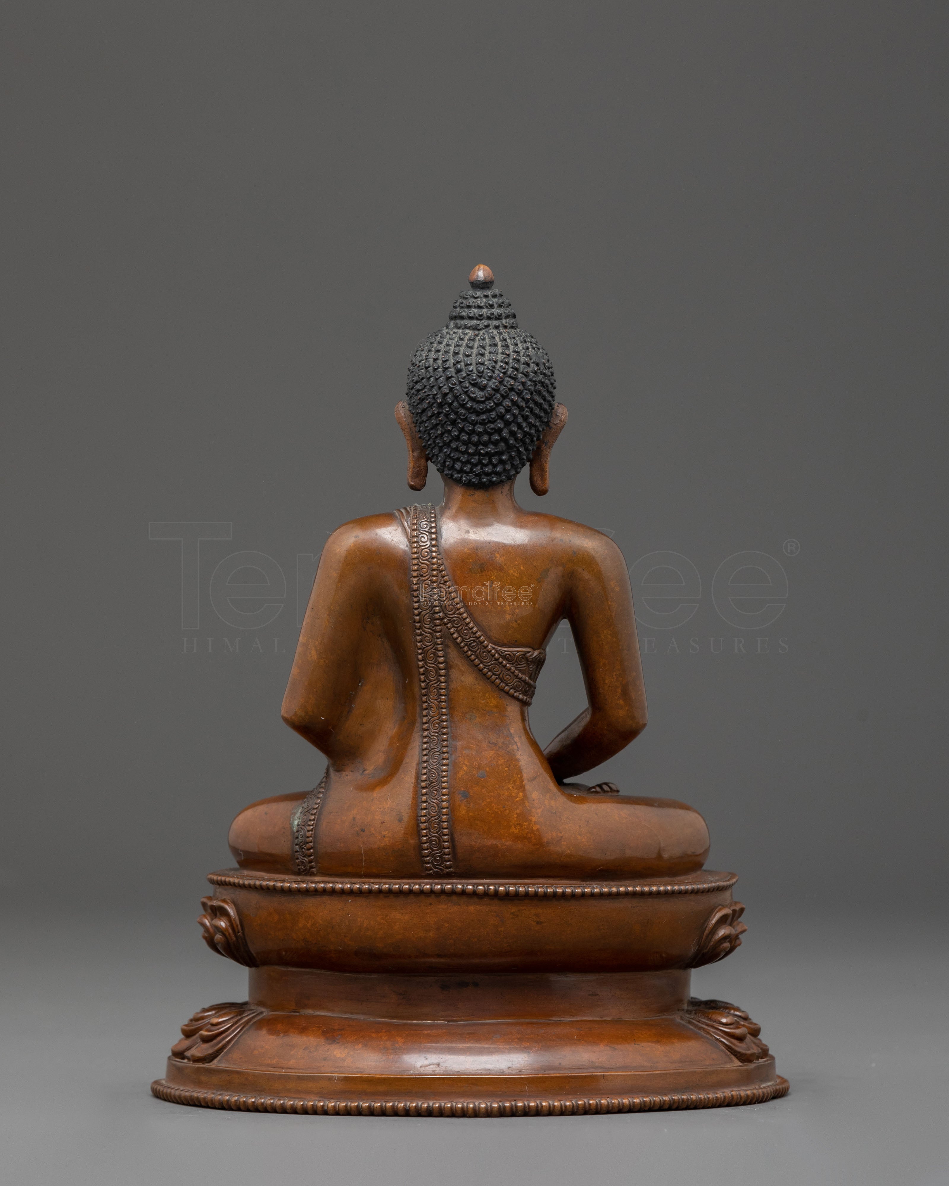 Handmade Dharmakara Buddha Golden Statue | Spiritual Decor