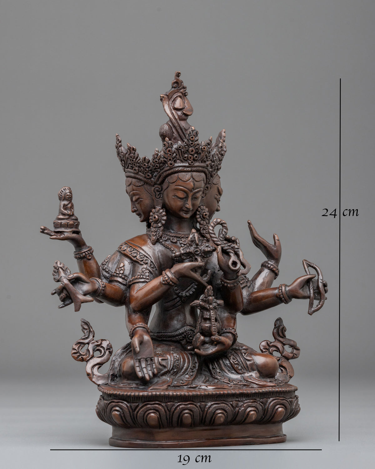 Handcrafted Namgyalma Oxidized Statue | Home Decor
