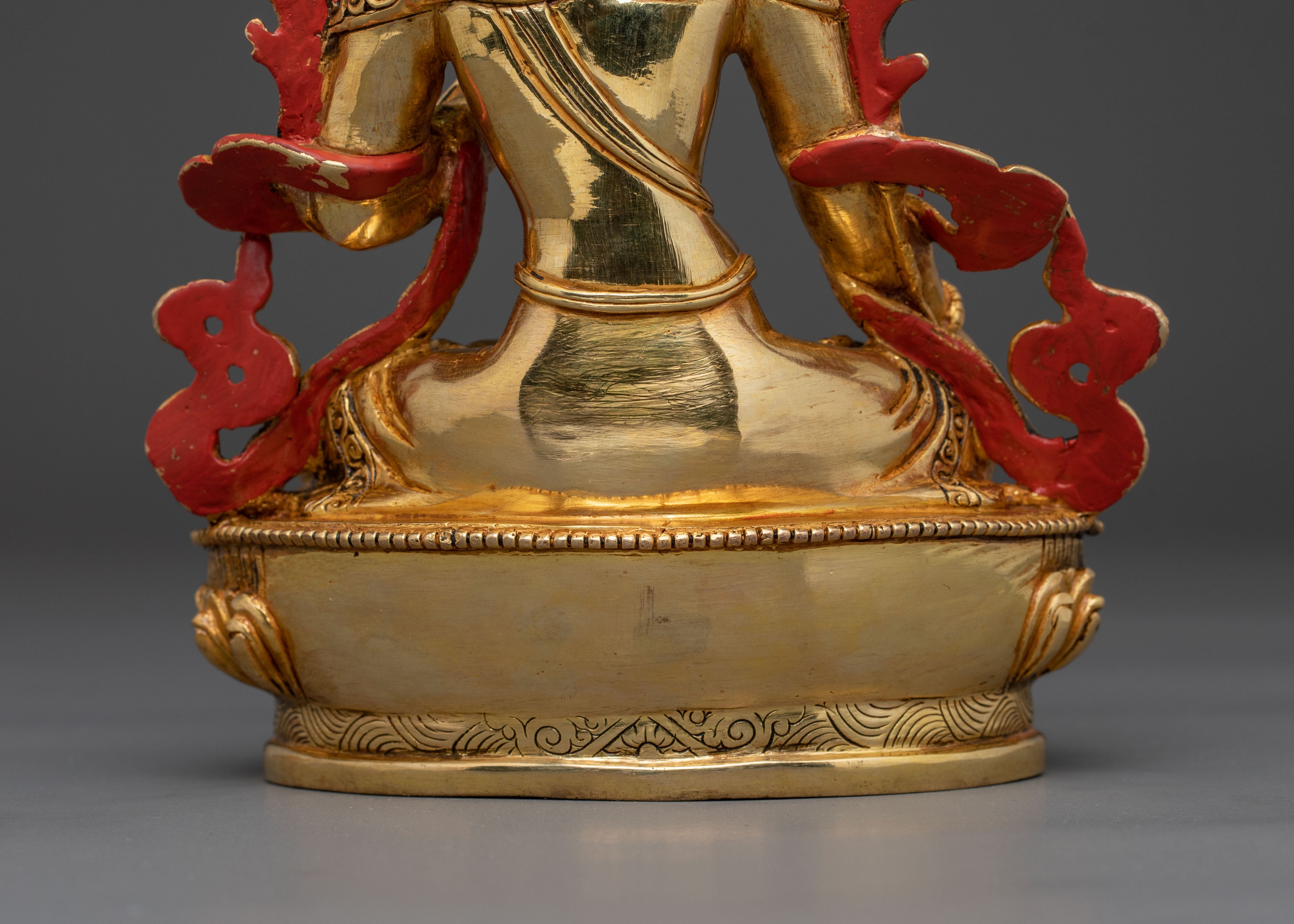 Handcrafted White Tara Sacred Sculpture | Compassion Deity of Long Life