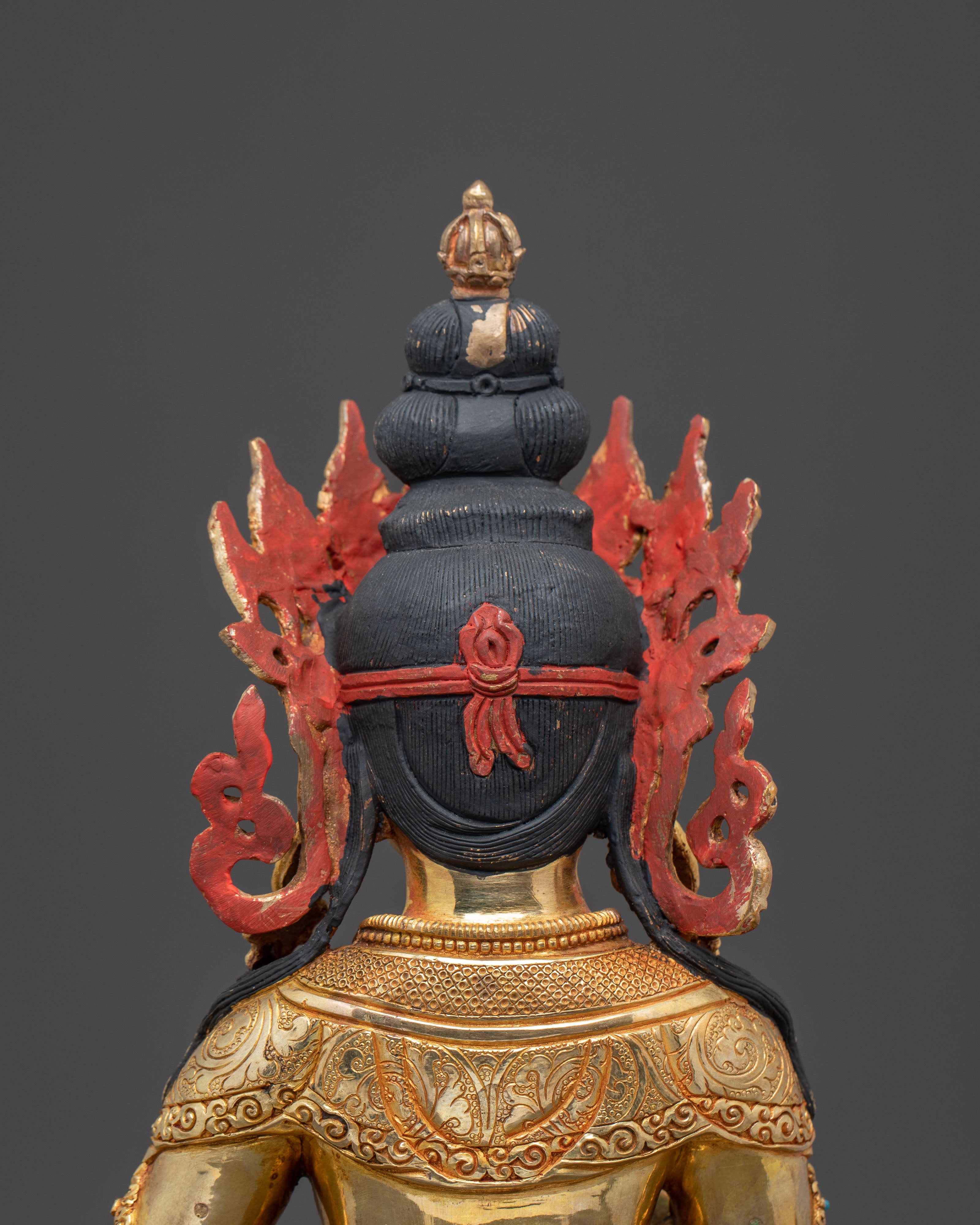 Handmade Vajrasattva Golden Statue for Purification | Traditional Artwork