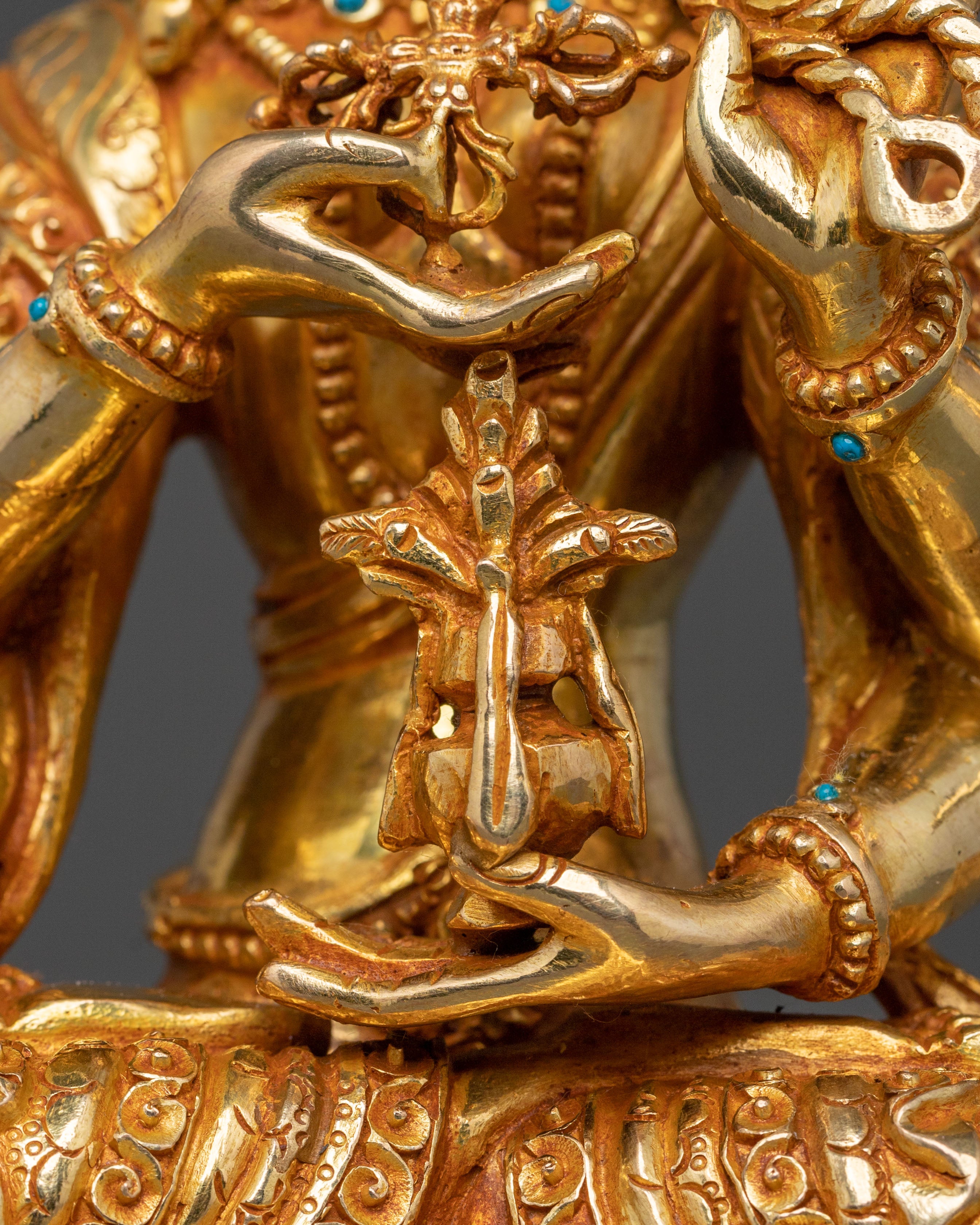 Namgyalma Longevity Statue: 24K Gold Gilded