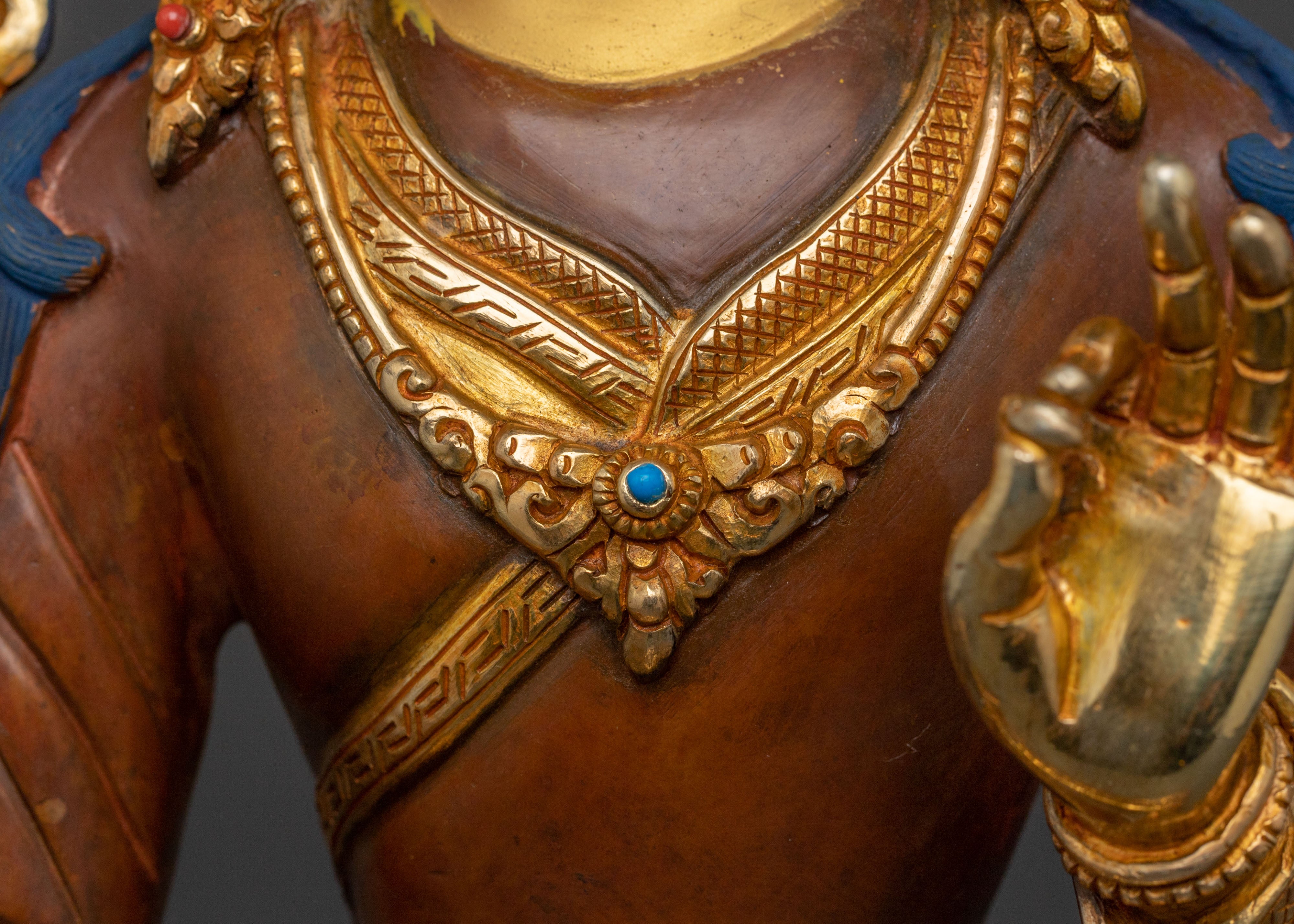 Handcrafted Yuthon Yonten Gonpo Statue |  Spiritual Altar