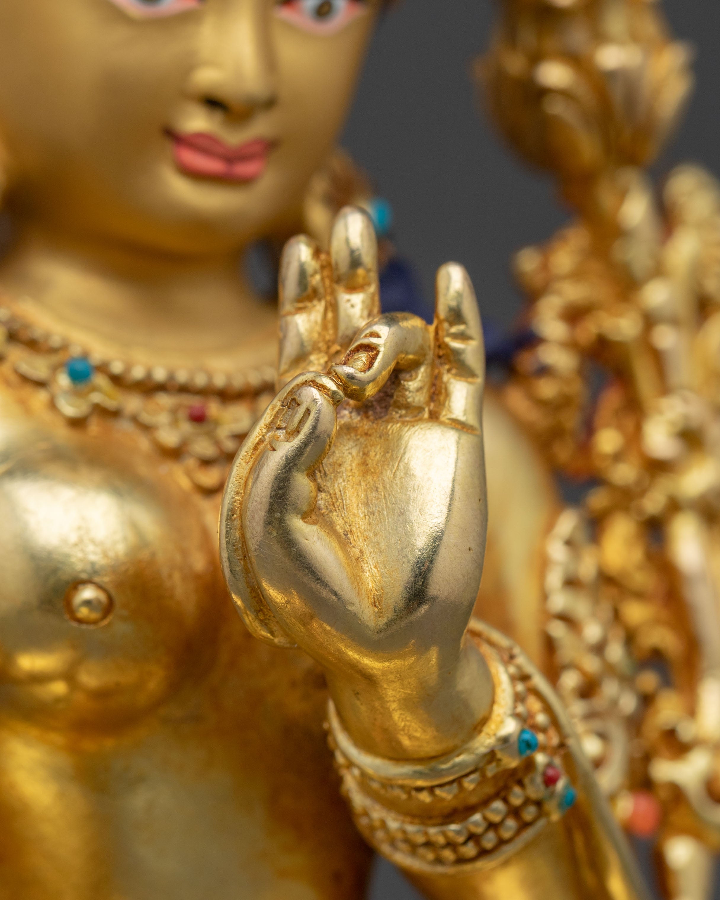 Green Tara Statue: Guardian of Compassion