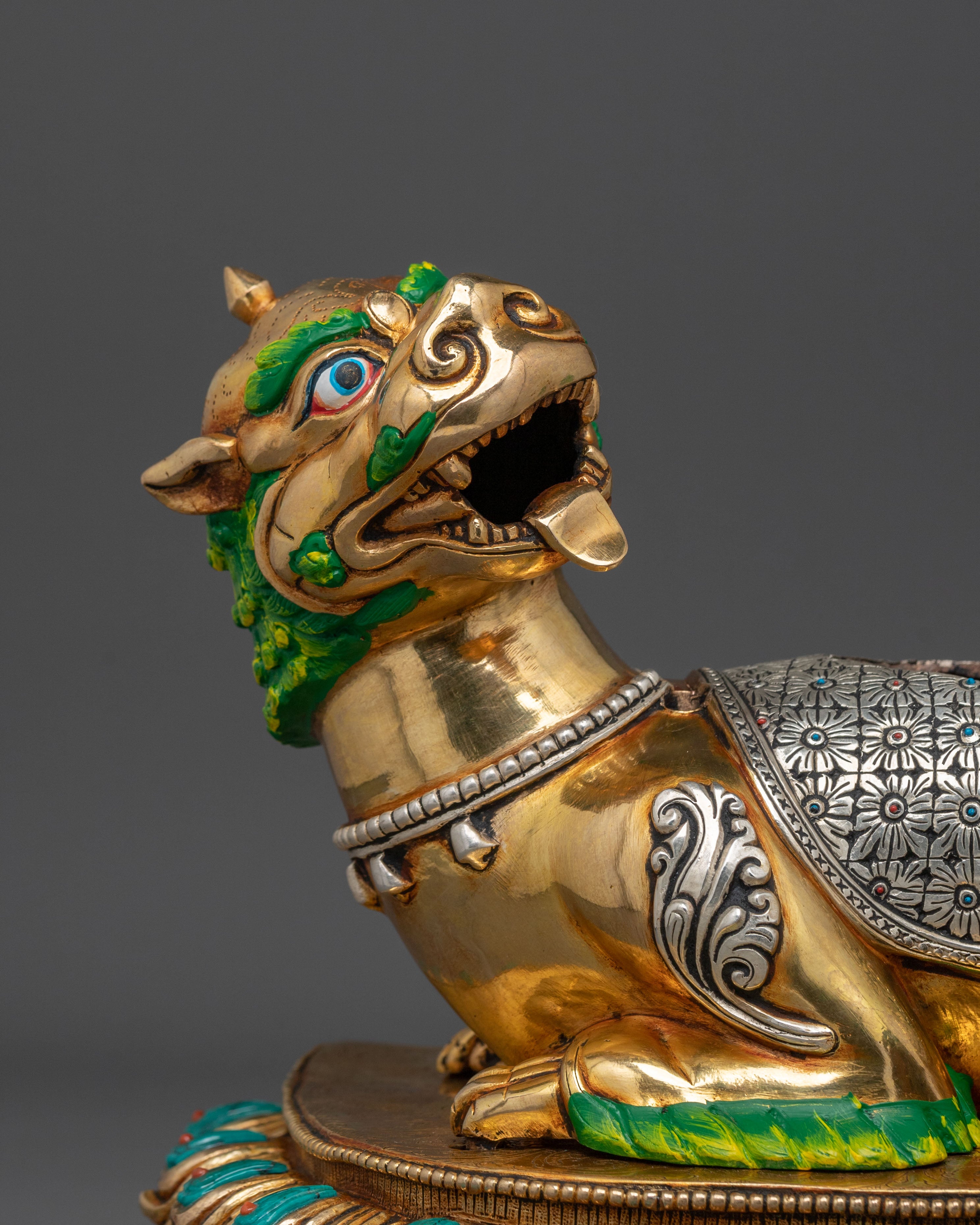 Simhanada Manjushri Statue | Home Decor
