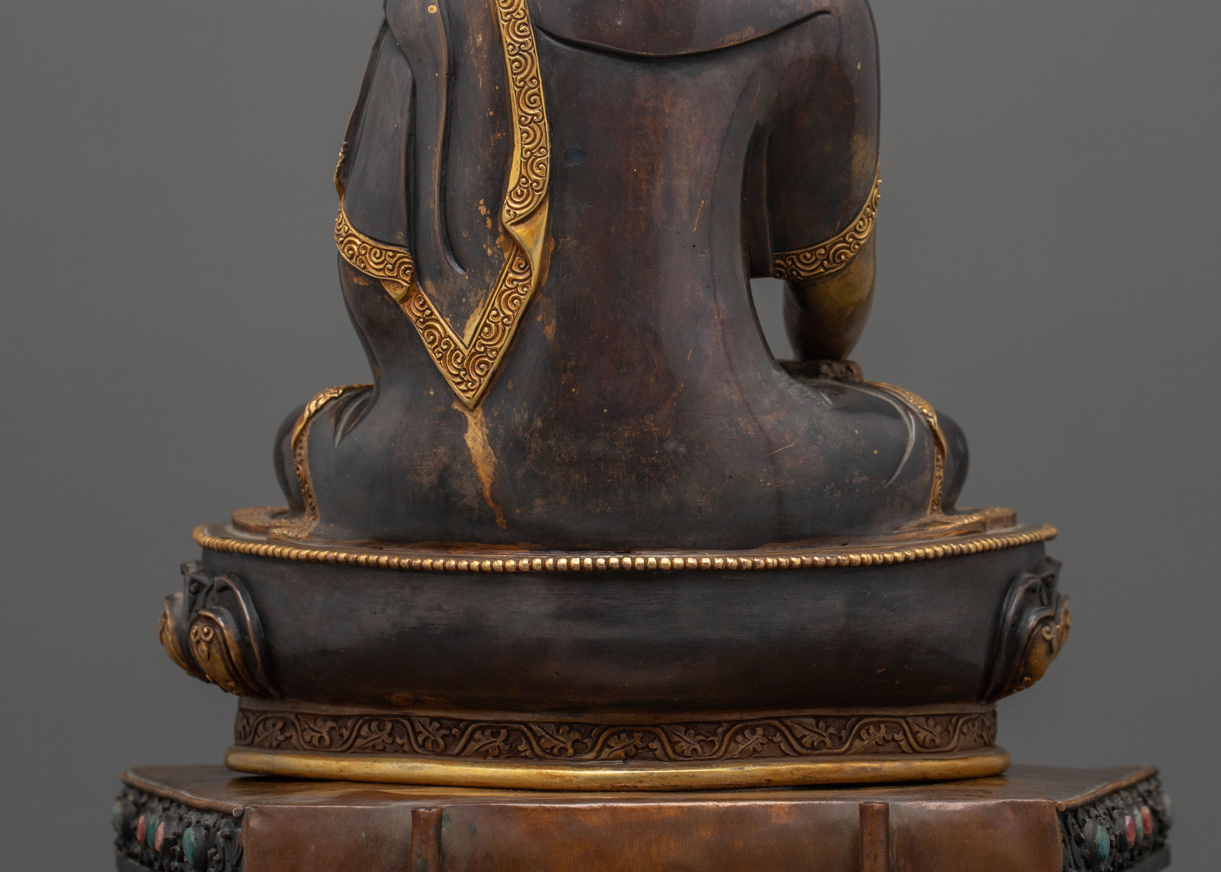 Shakyamuni Buddha Figurine on Throne | Enlightened ONE