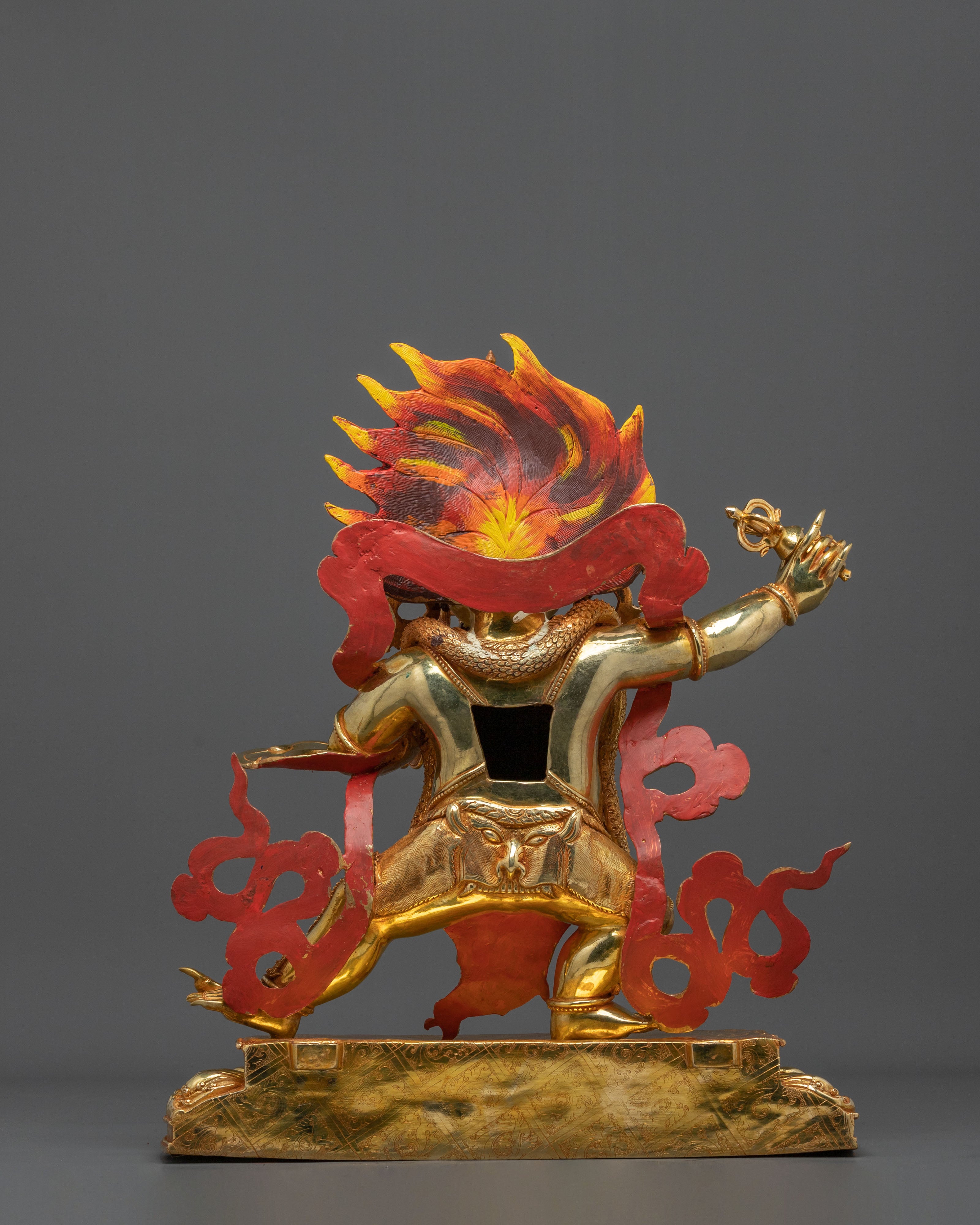 Vajrapani Fierce Buddhist Guardian Figure