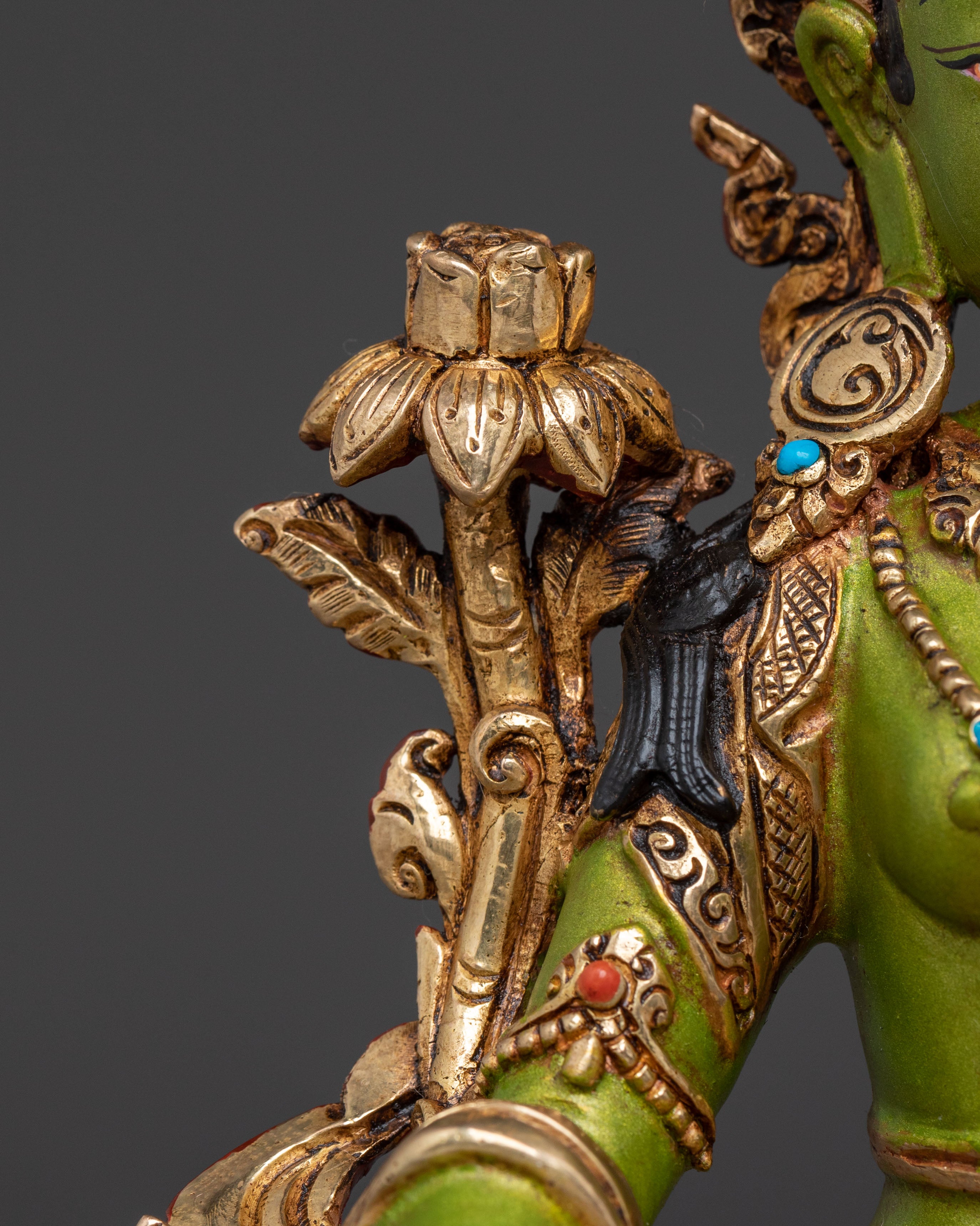 Green Tara Divine Statue | Compassion Figure