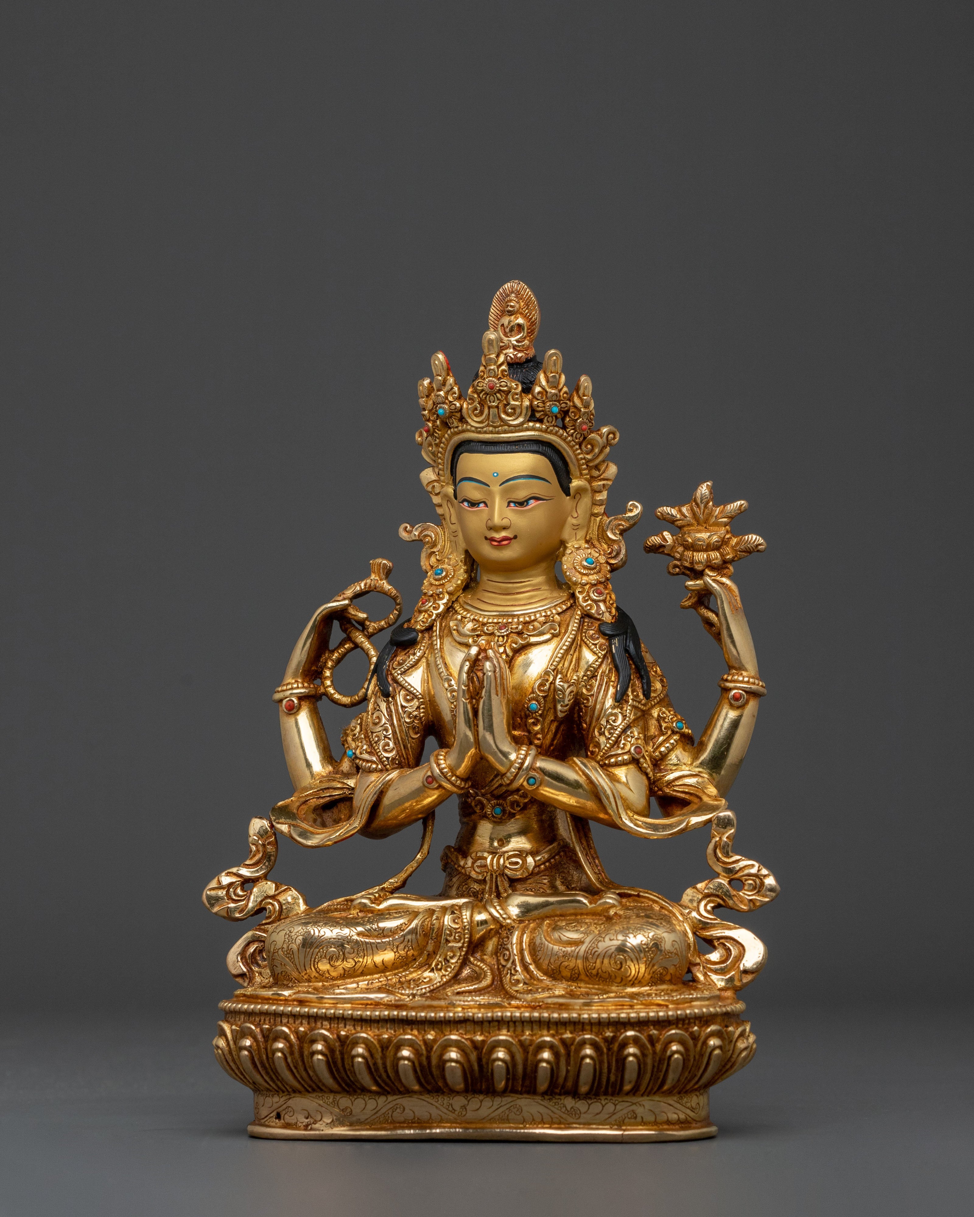Avalokiteshvara Sculpture | Compassionate Bodhisattva