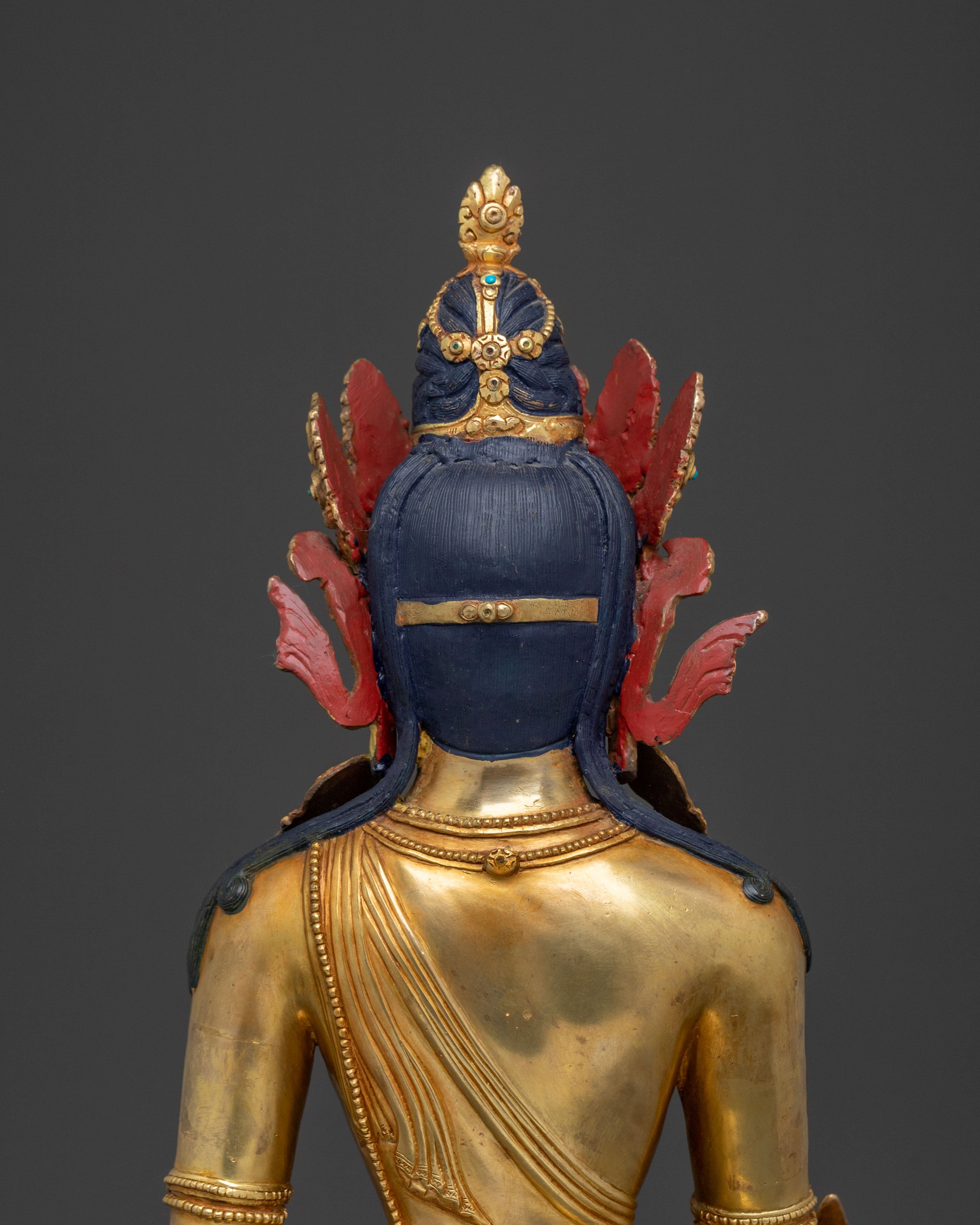 Crown Medicine Buddha Blessing Statue | Spiritual Healer