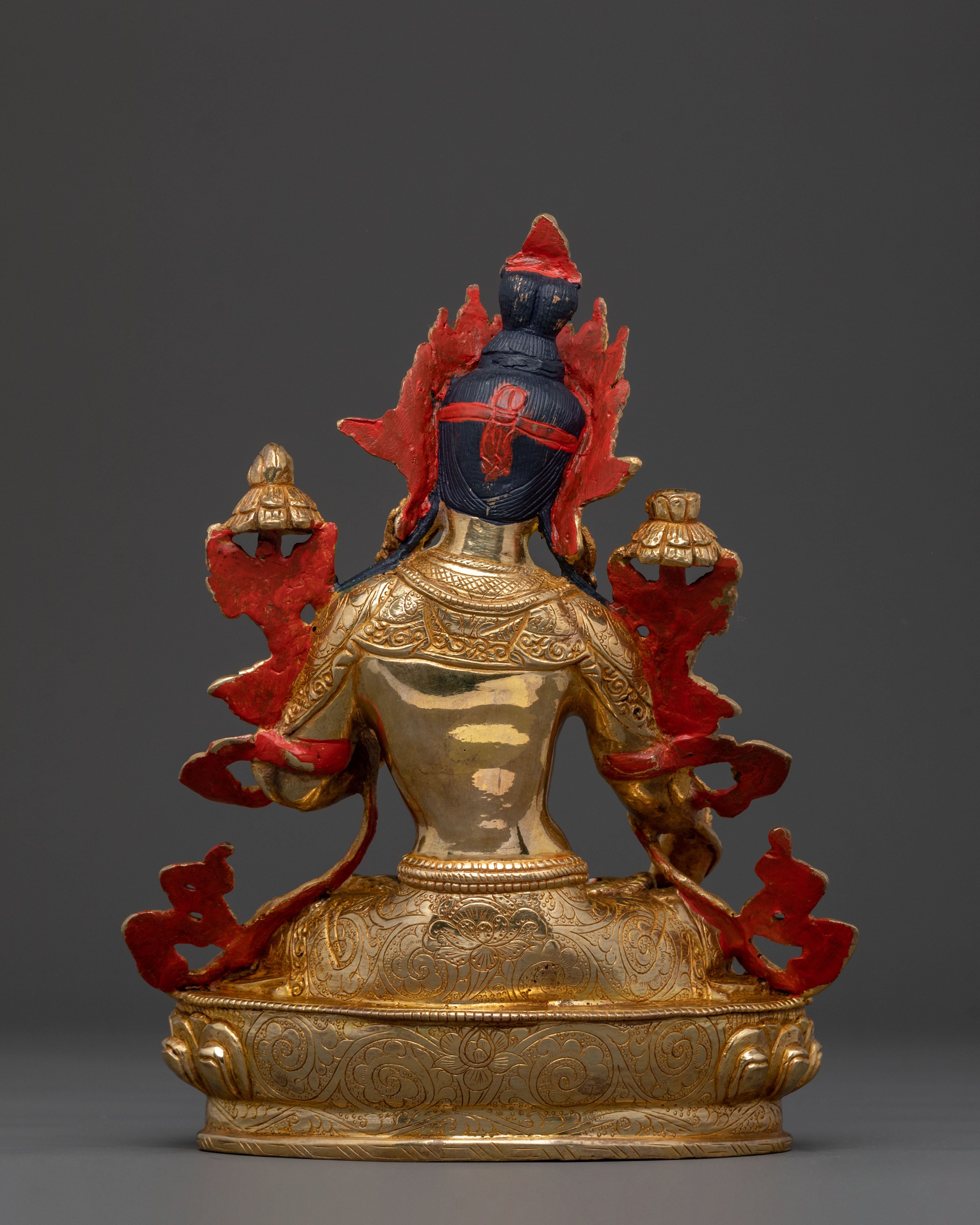 White Tara Statue | Handcrafted Golden Serenity