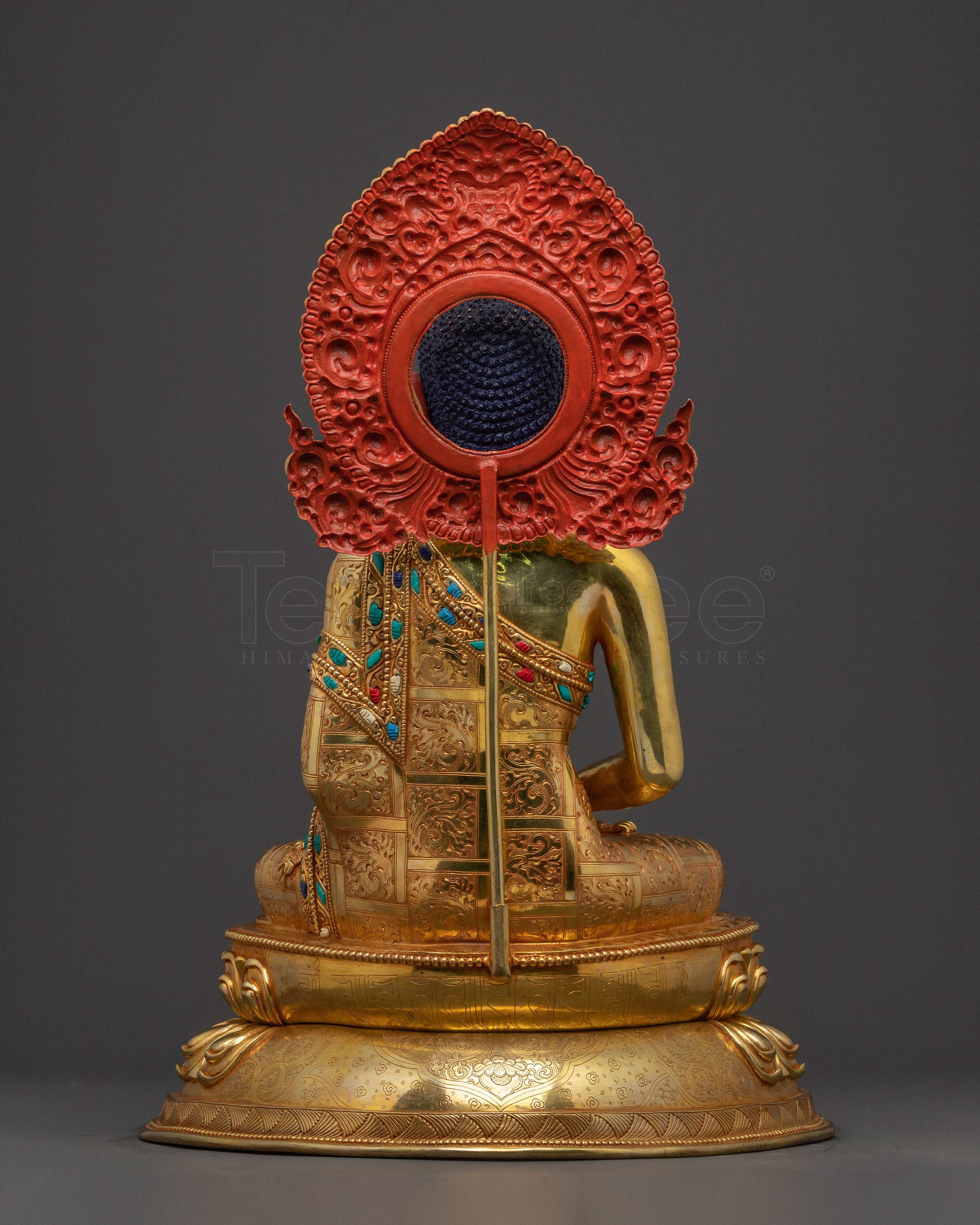 Amitabha Buddha Divine Peace Statue – Hand-Gilded Art