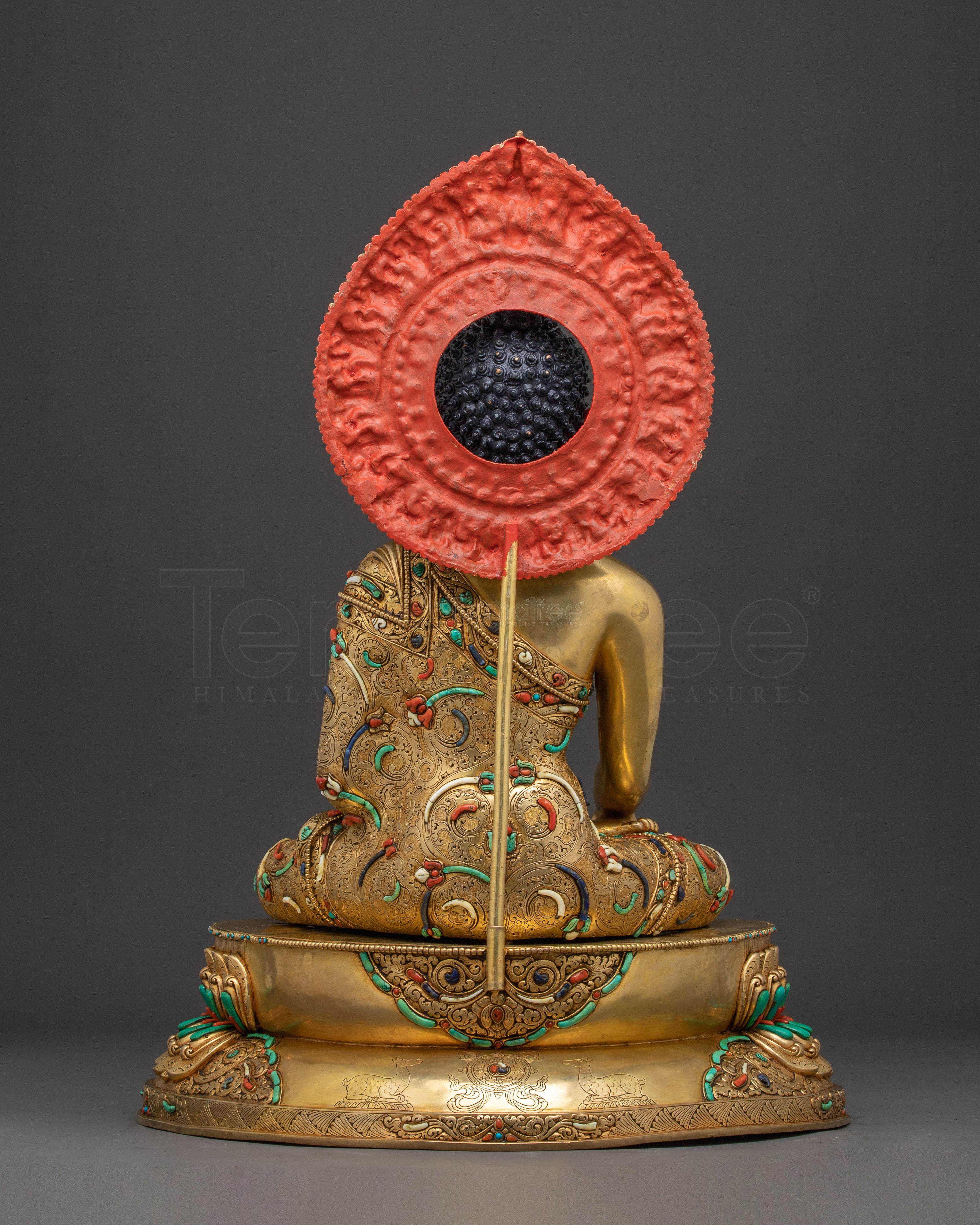 Blessing Shakyamuni Buddha Statue | Gilded Masterpiece