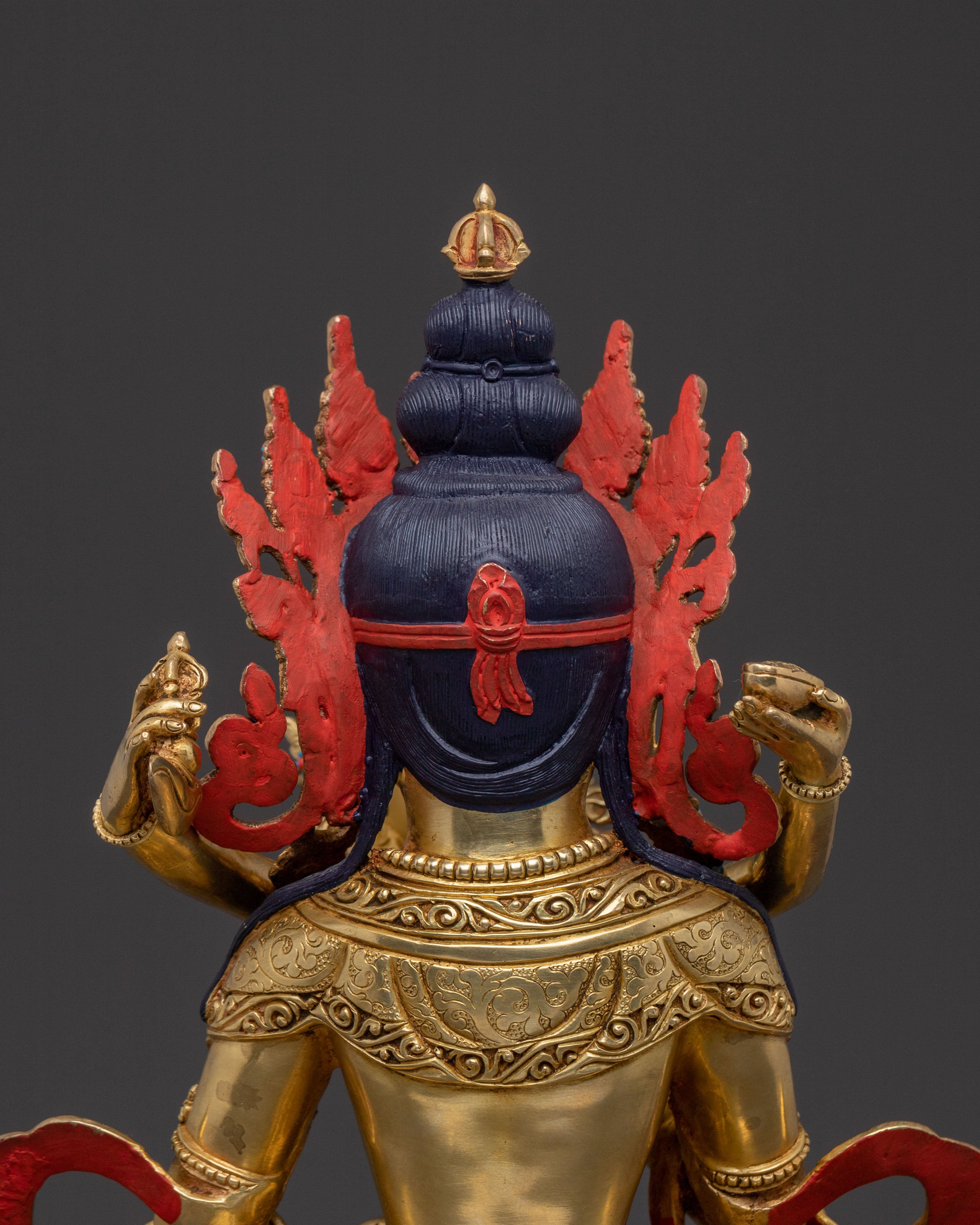Vajrasattva Statue with Vajragarvi | Divine Figure