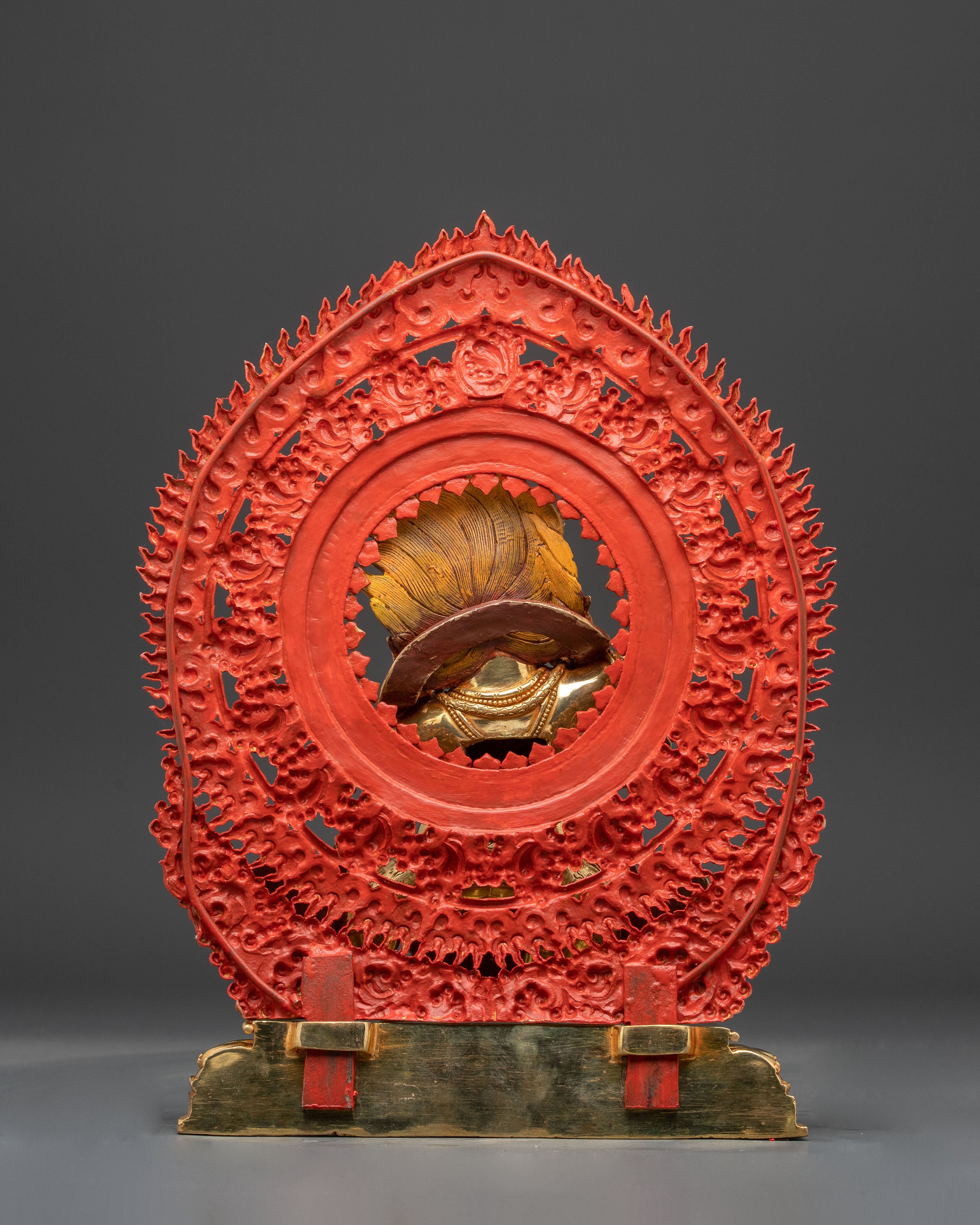 Handcrafted Vajrapani Statue: Protector of Dharma