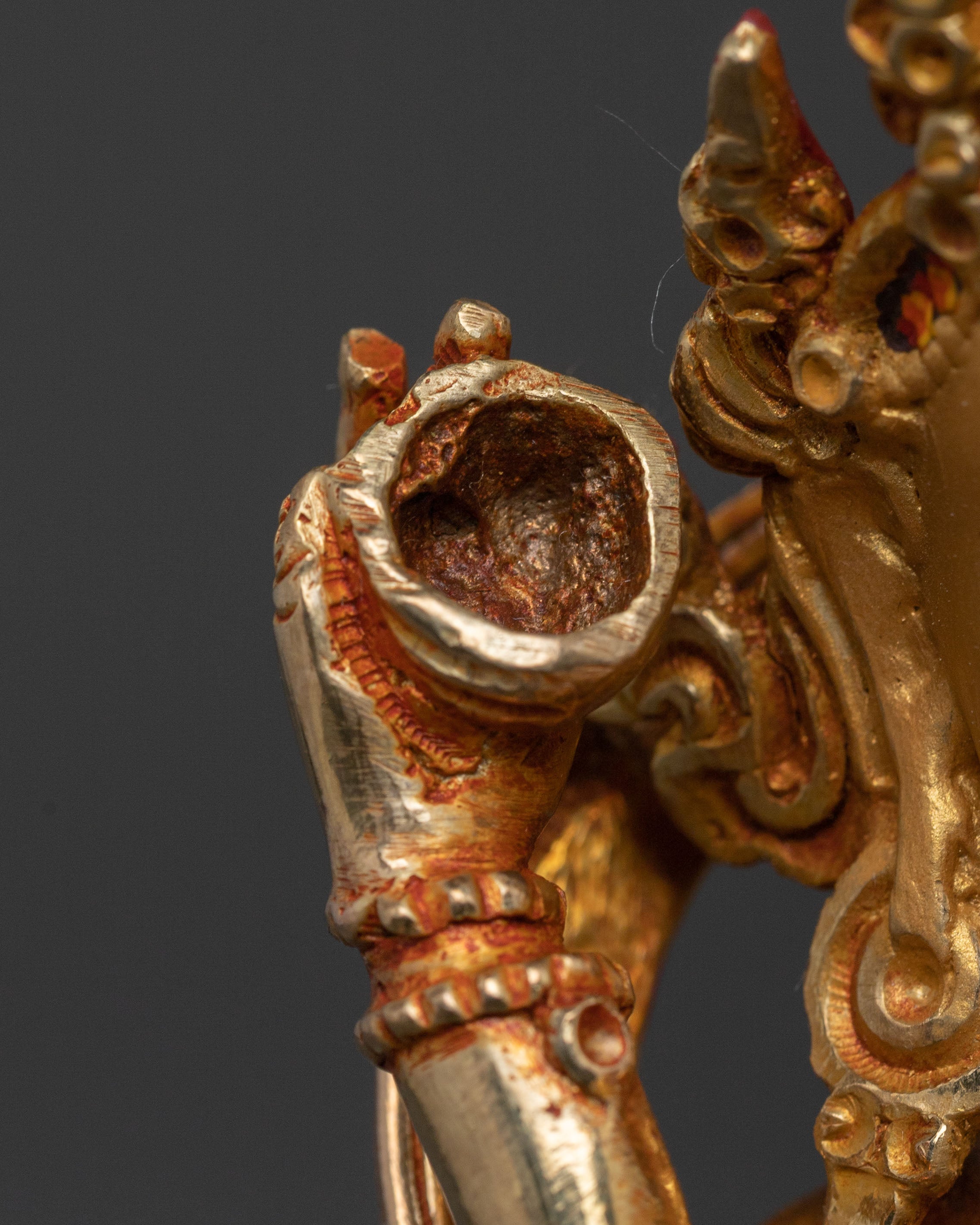Chakrasamvara Sacred Golden Statue | Home Decor