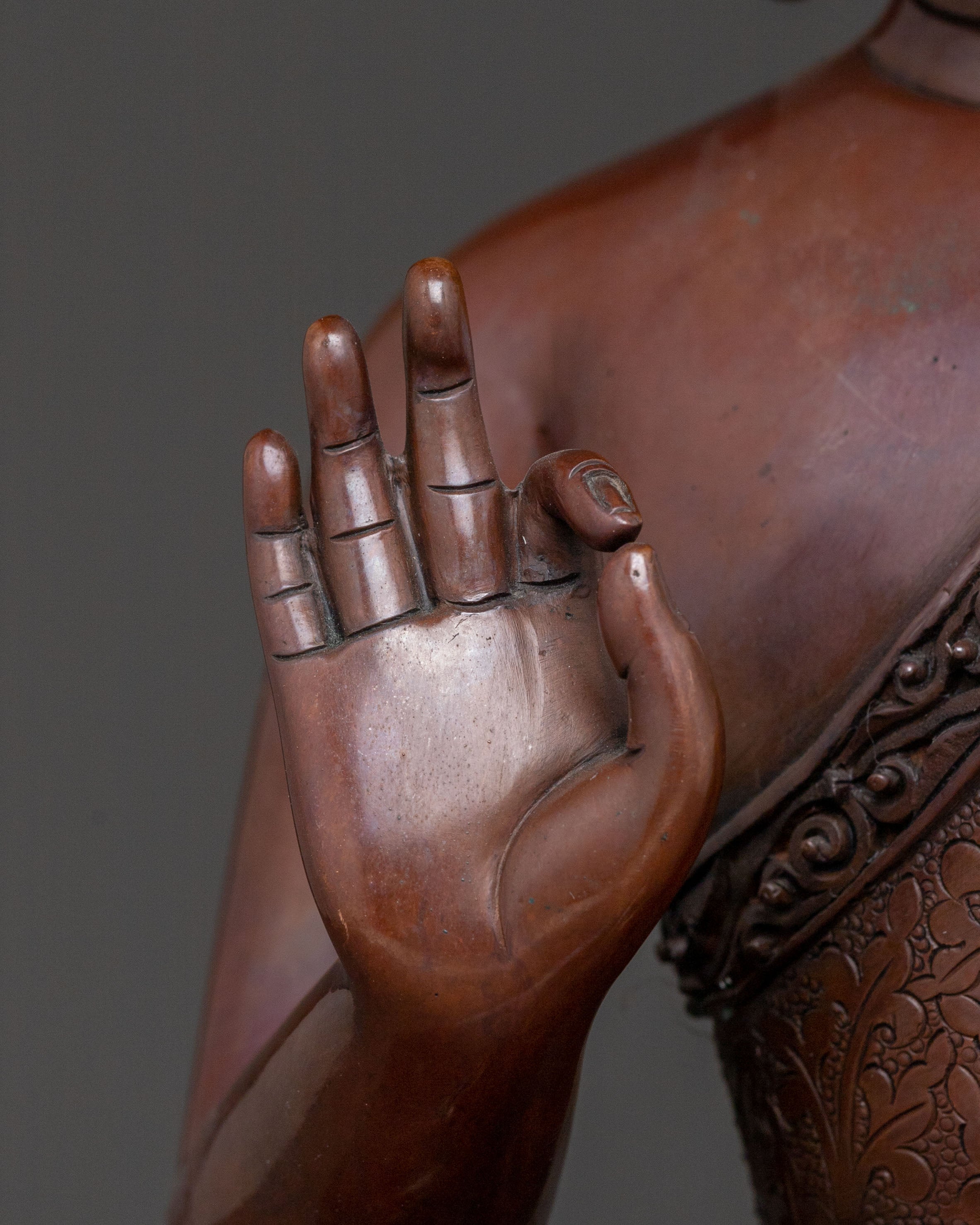 Statue of Amogasiddhi Dhyani Buddha | Wisdom Buddha