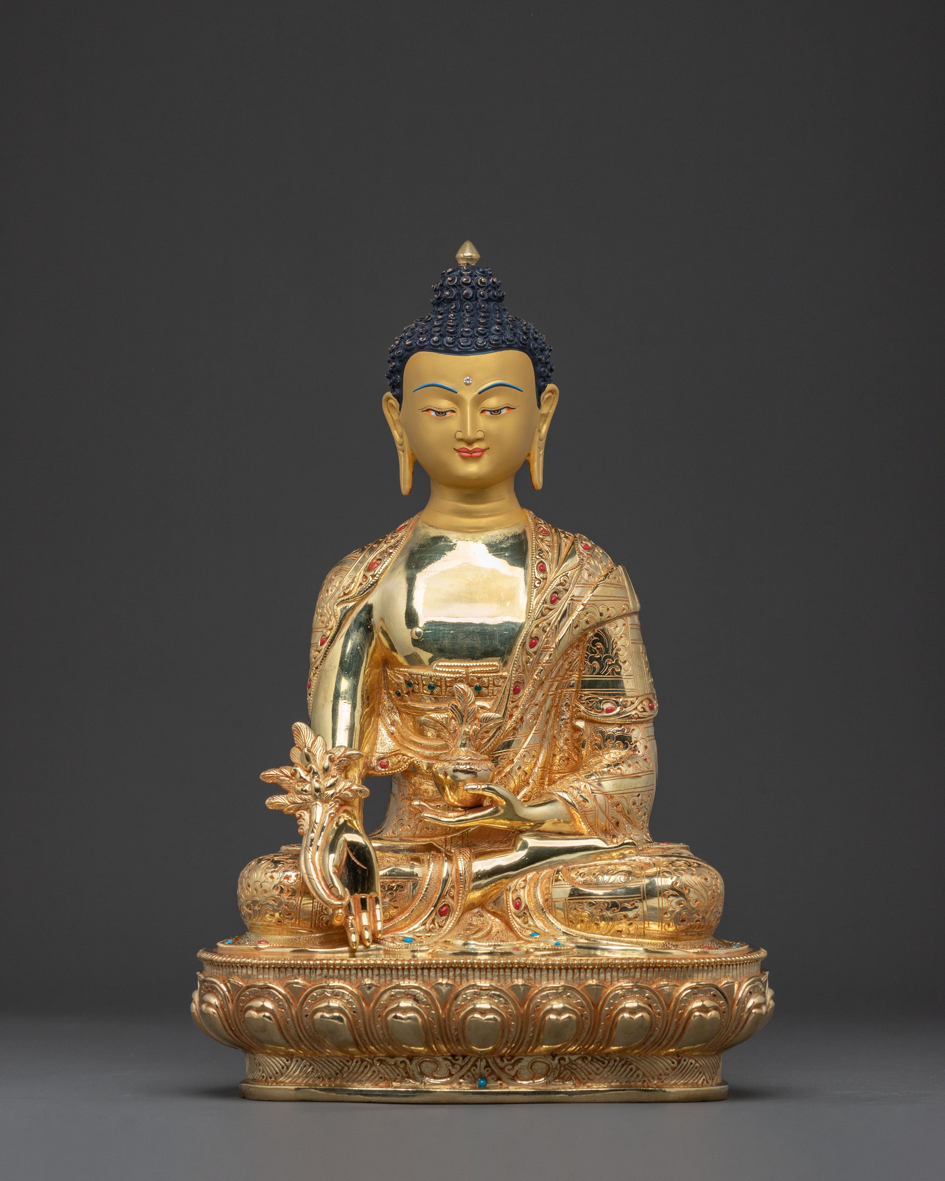 Bhaisajyaguru Sacred Healing Statue: Sacred Himalayan Art