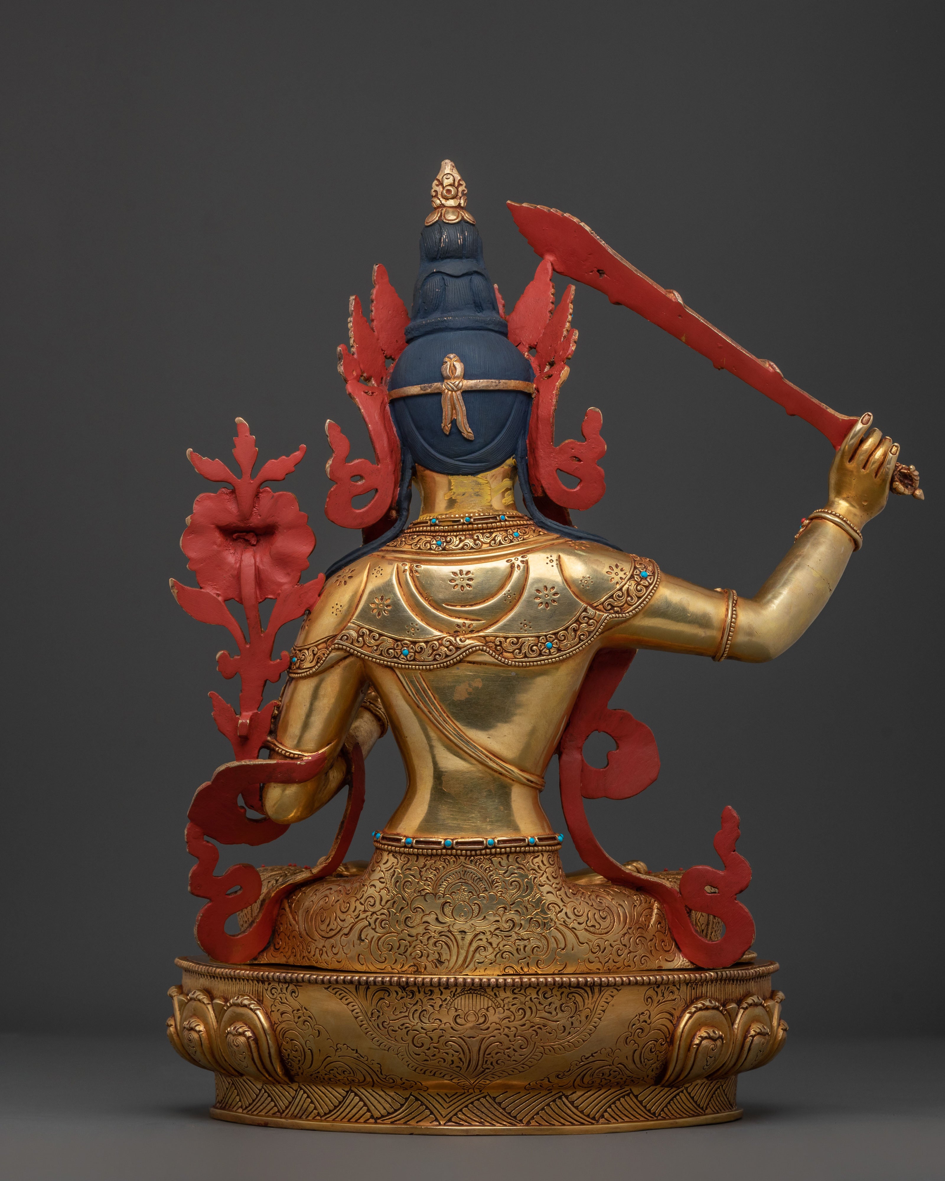 Manjushri Spiritual Statue | Flame of Wisdom