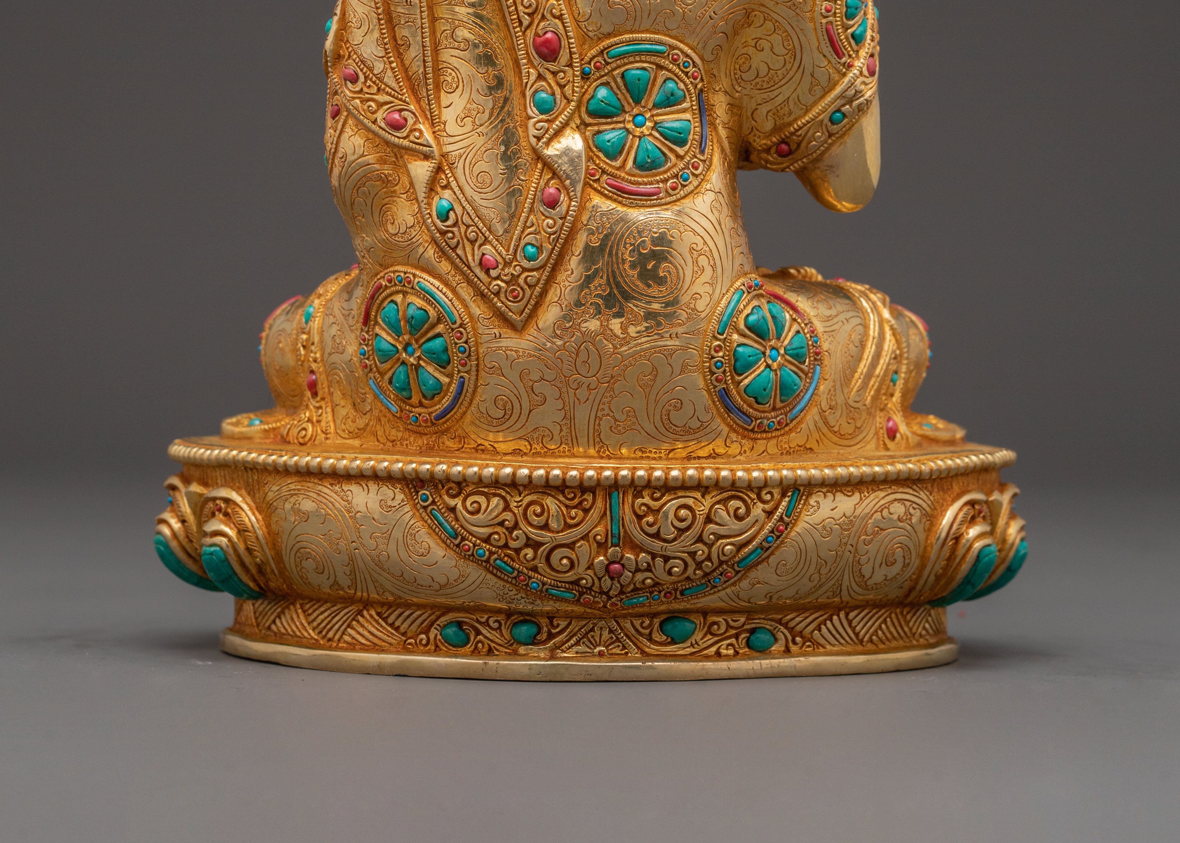 Statue of Disciples of Tsongkhapa | Tibetan Buddhist Sculpture