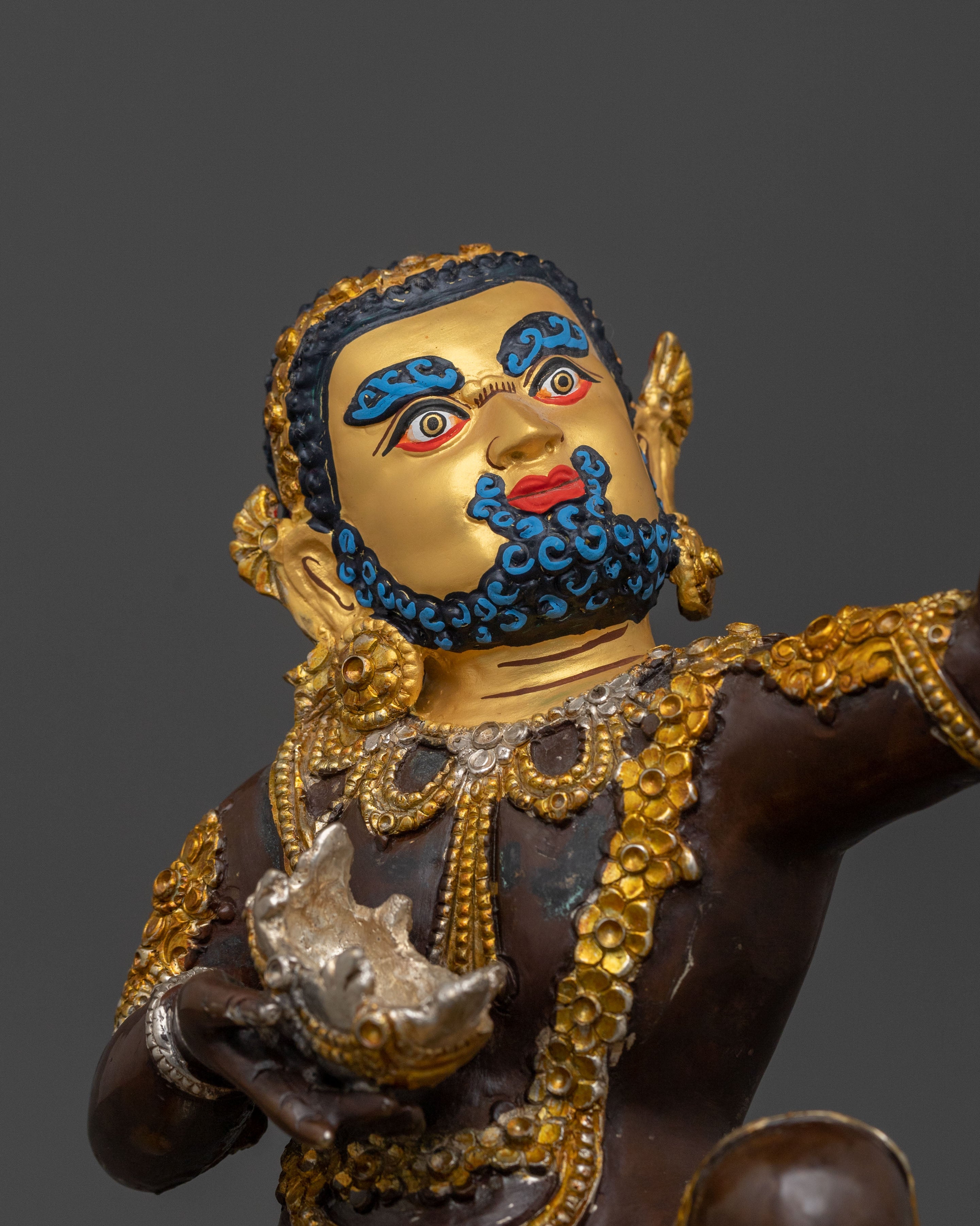 Tibetan Virupa Meditation Statue | Home Decor
