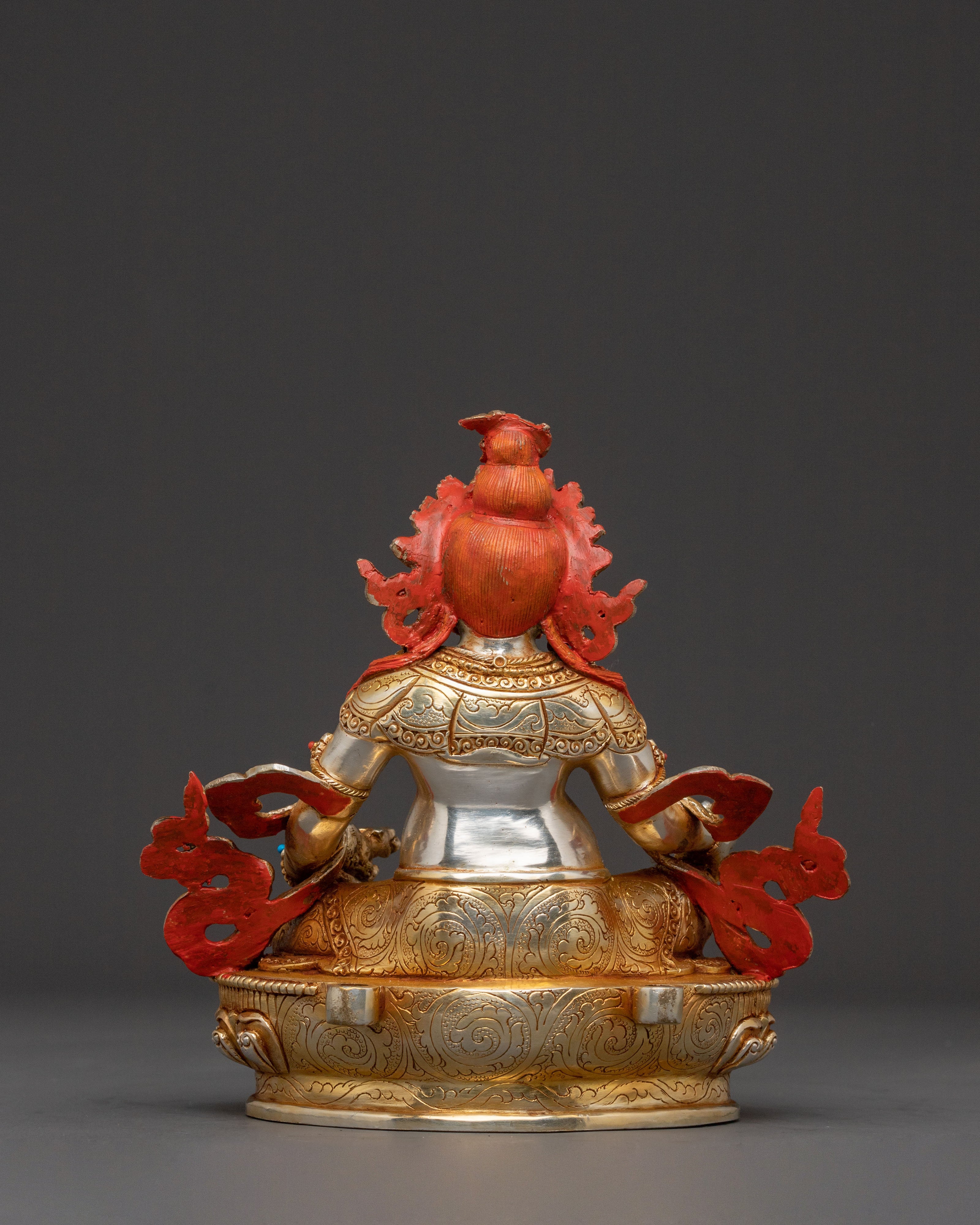 Prosperity Icon Dzambhala Statue | Handcrafted Gold Gilded Statue