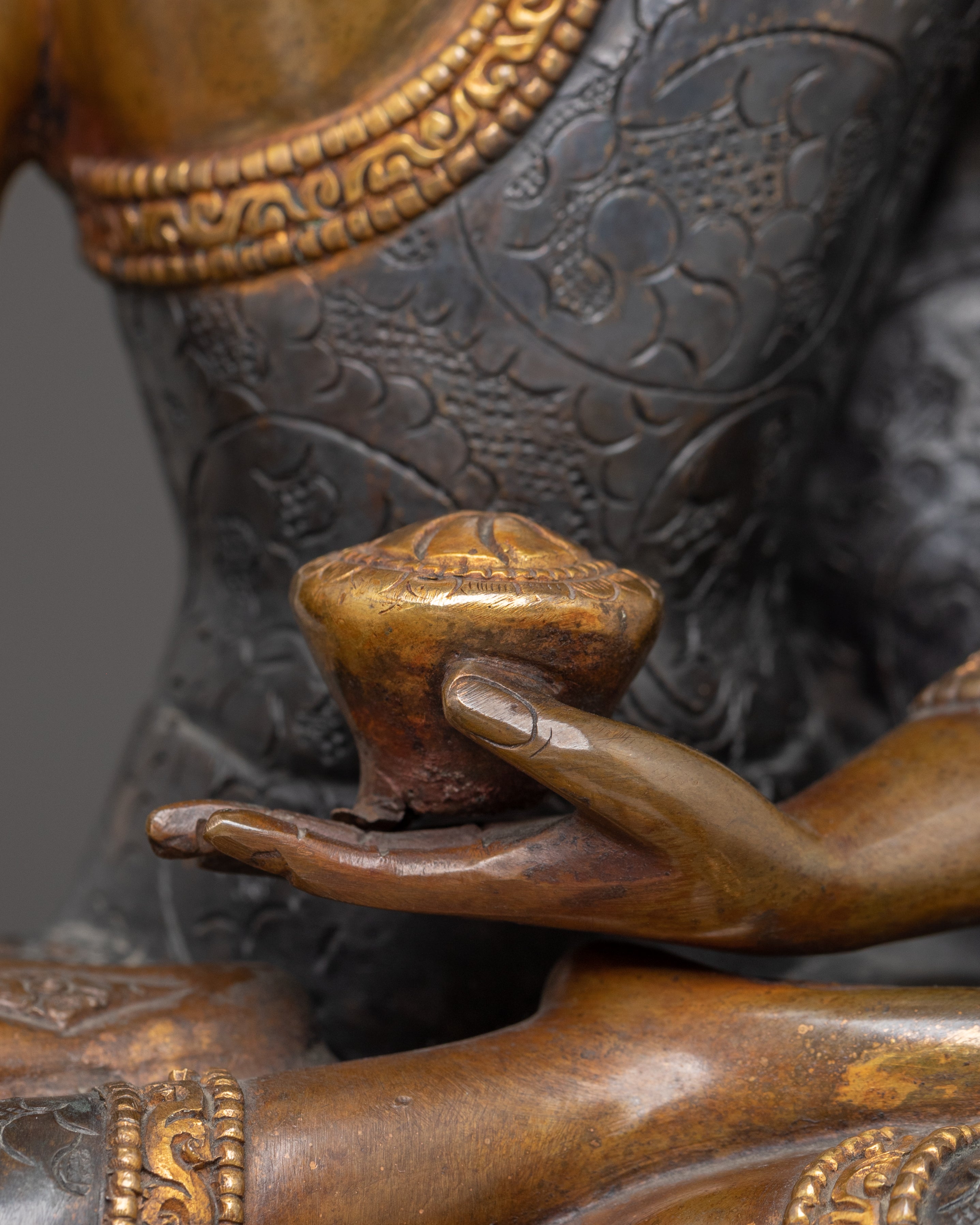 Himalayan Buddha Shakyamuni Copper Statue | Buddhist Decor Artwork