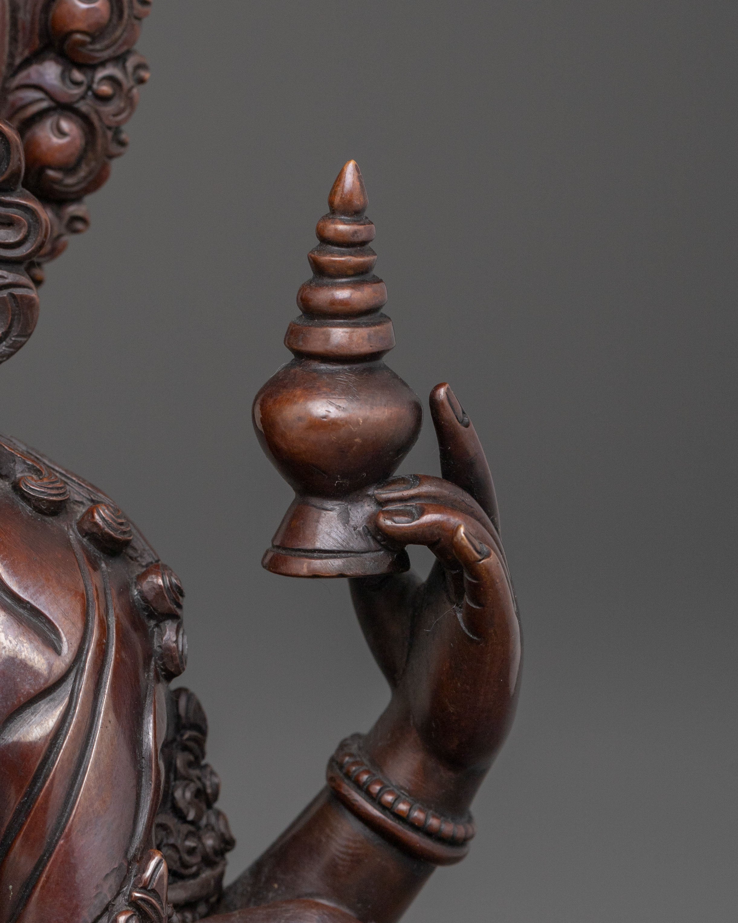 Goddess Laxmi: Handcrafted Sacred Statue