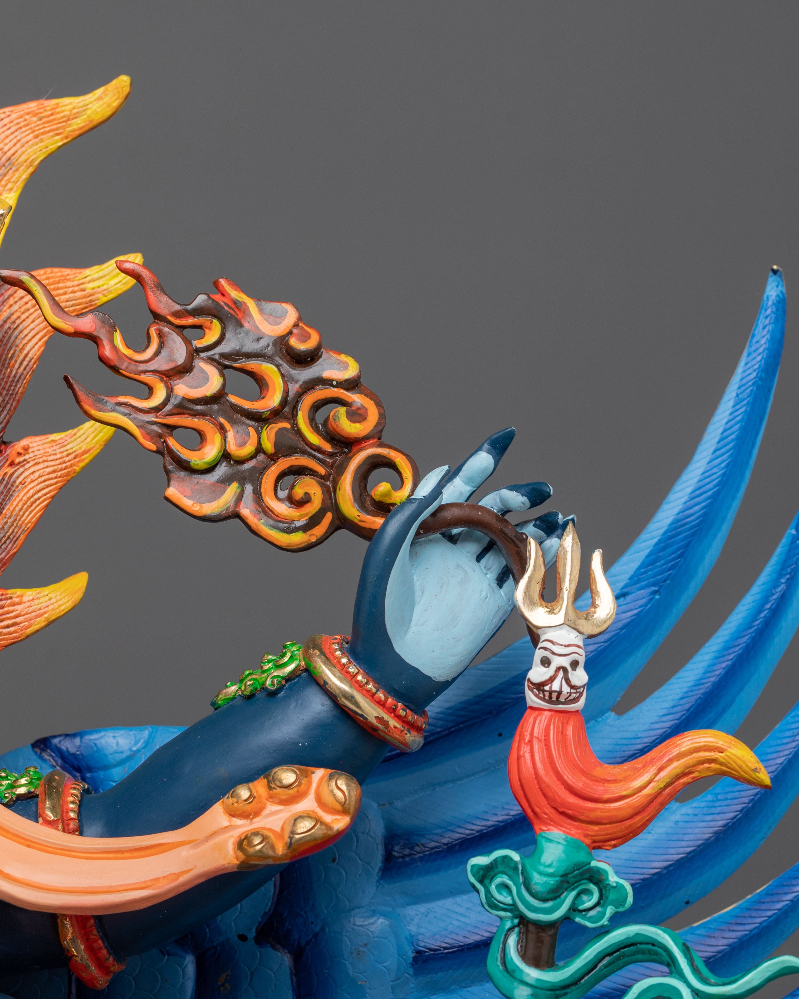 Hand Carved Vajrakilaya Statue | Symbol of Purification