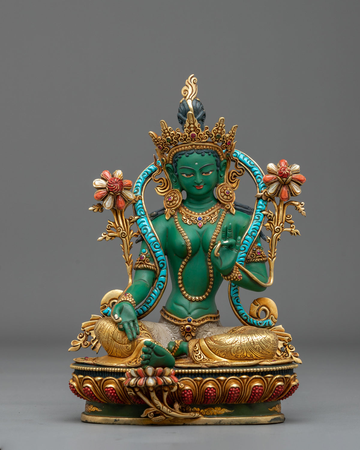 Green Tara Statue