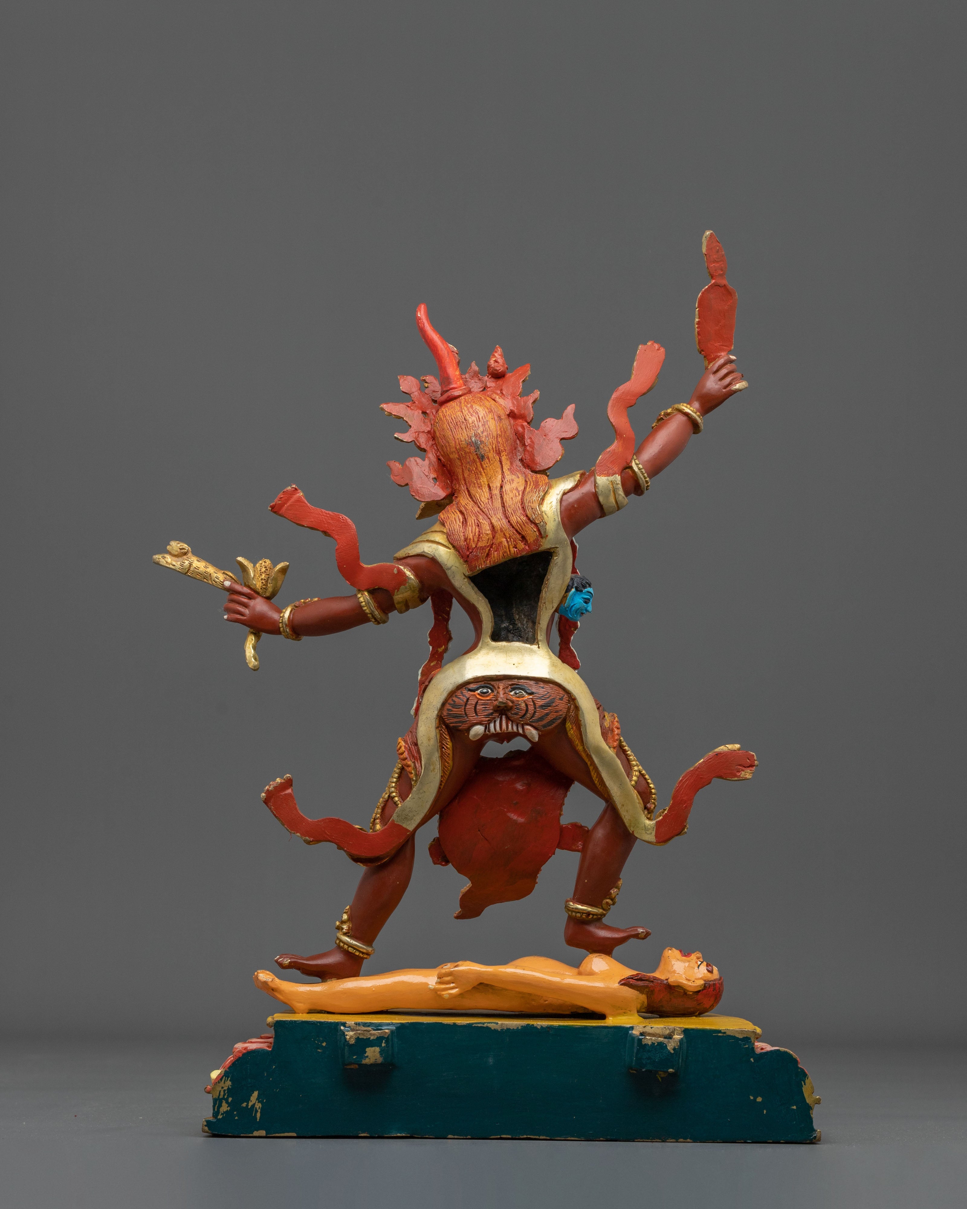 Ekajati Statue: Tibetan Buddhist Protector Sculpture