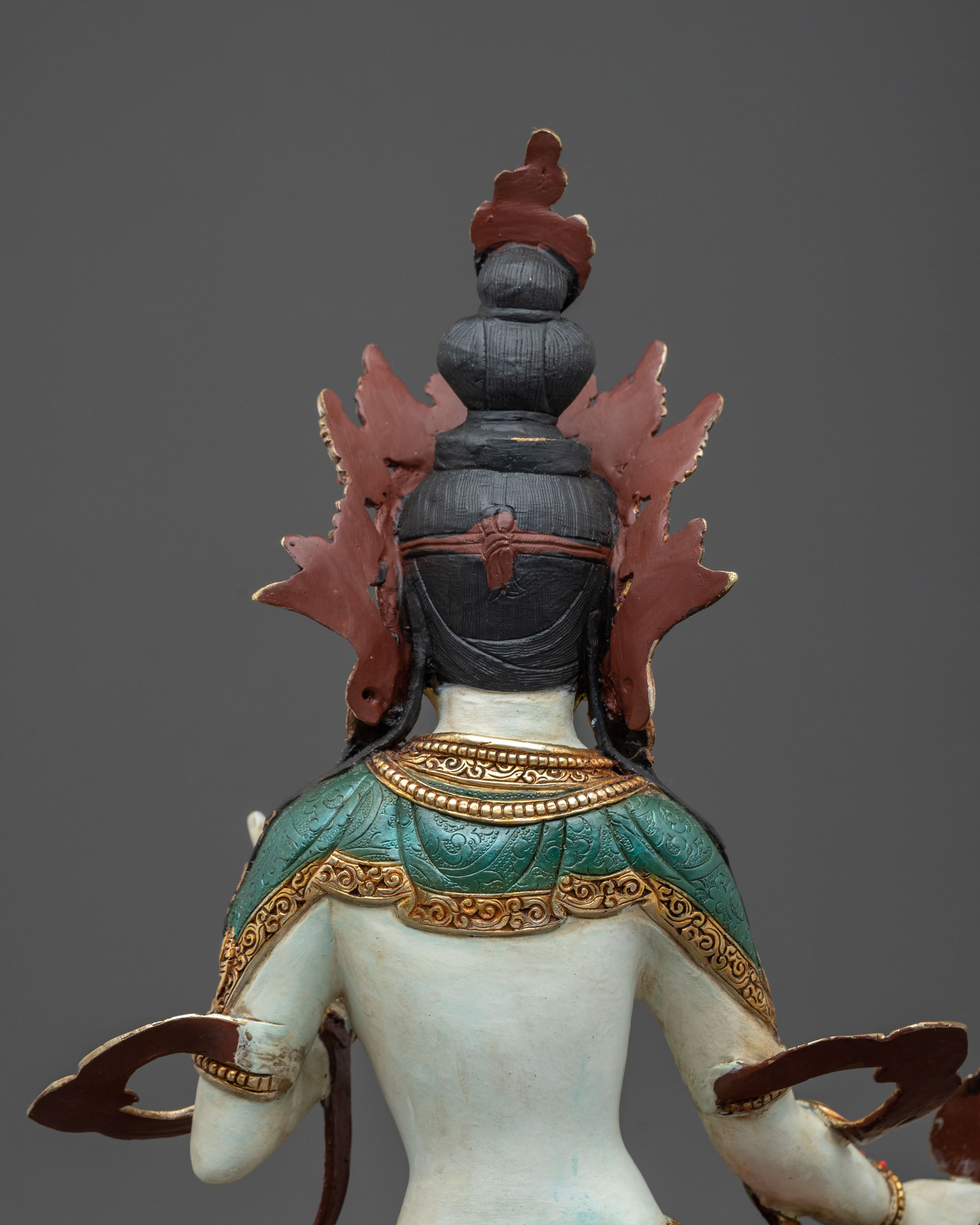 Goddess Dukar Statue | 24K Gold Gilded Copper