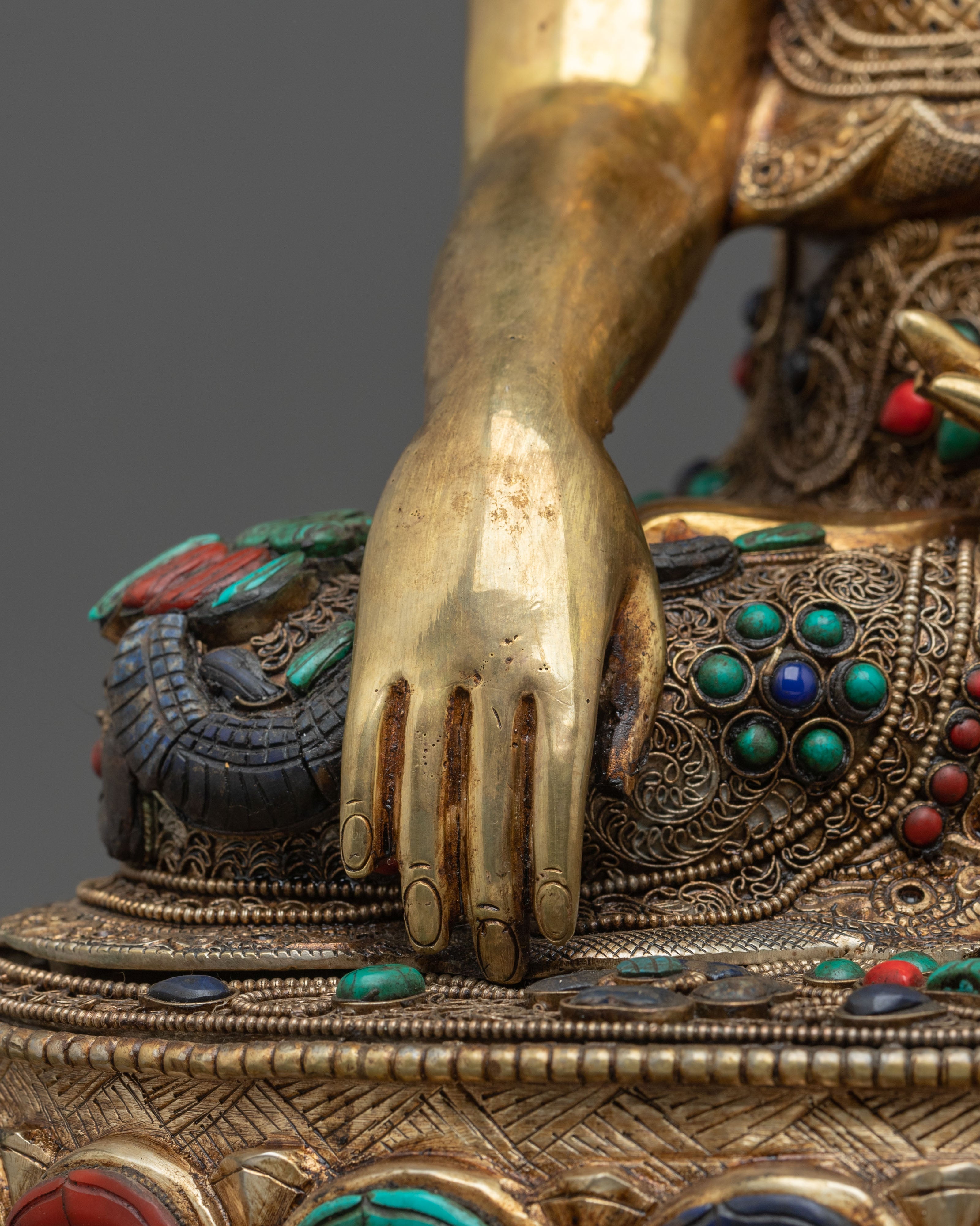 Shakya Thubpa Shakyamuni Statue | Tibetan Buddhist Buddha Sculpture