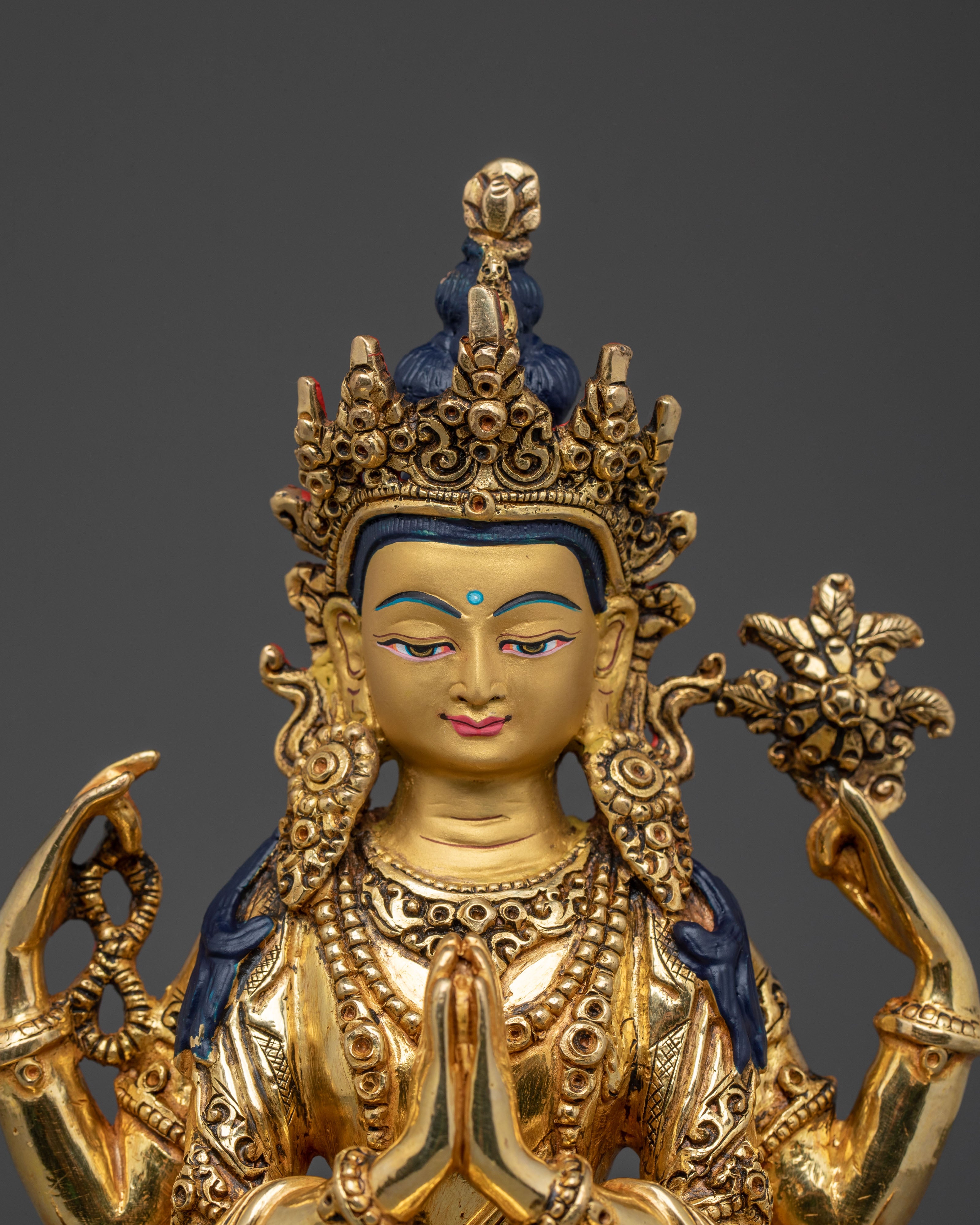 Sacred Chenrezig Compassion Deity Statue