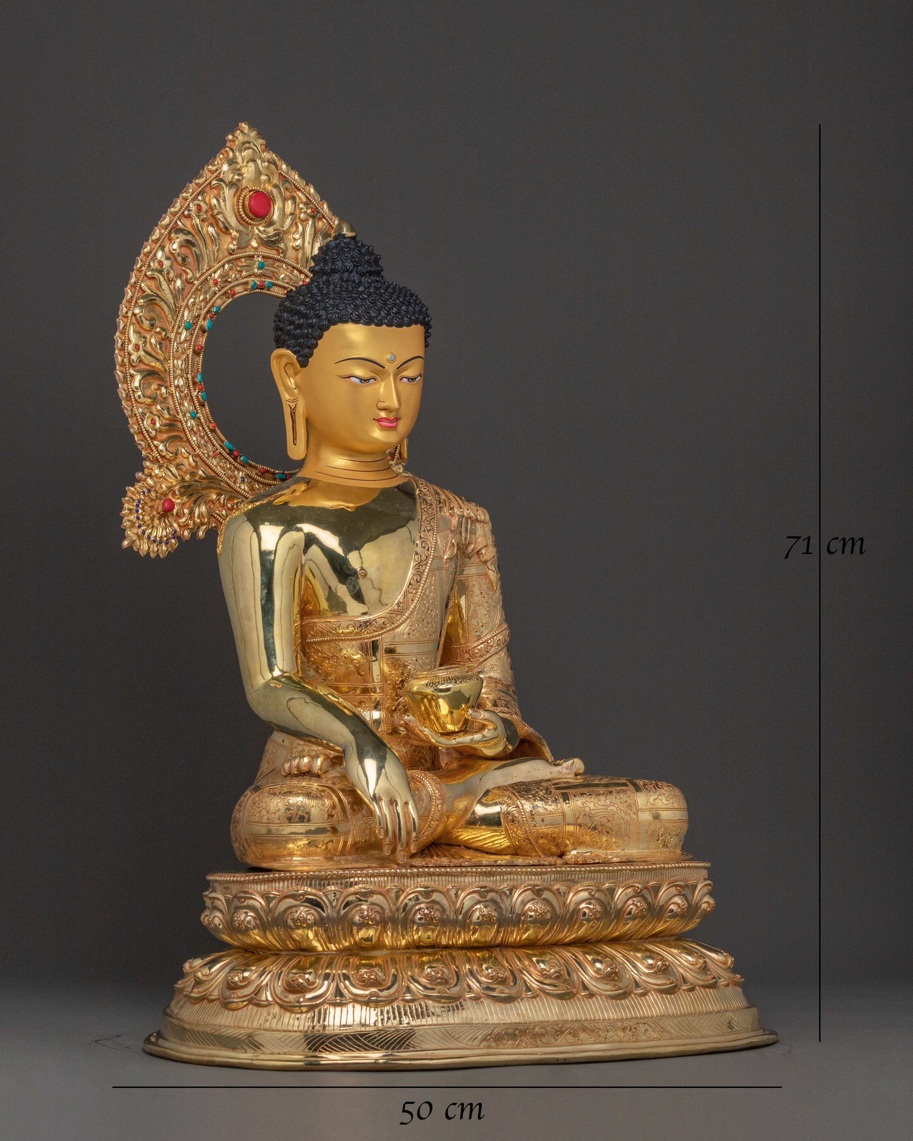 Shakyamuni Buddha Meditation Statue | Enlightenment Figure