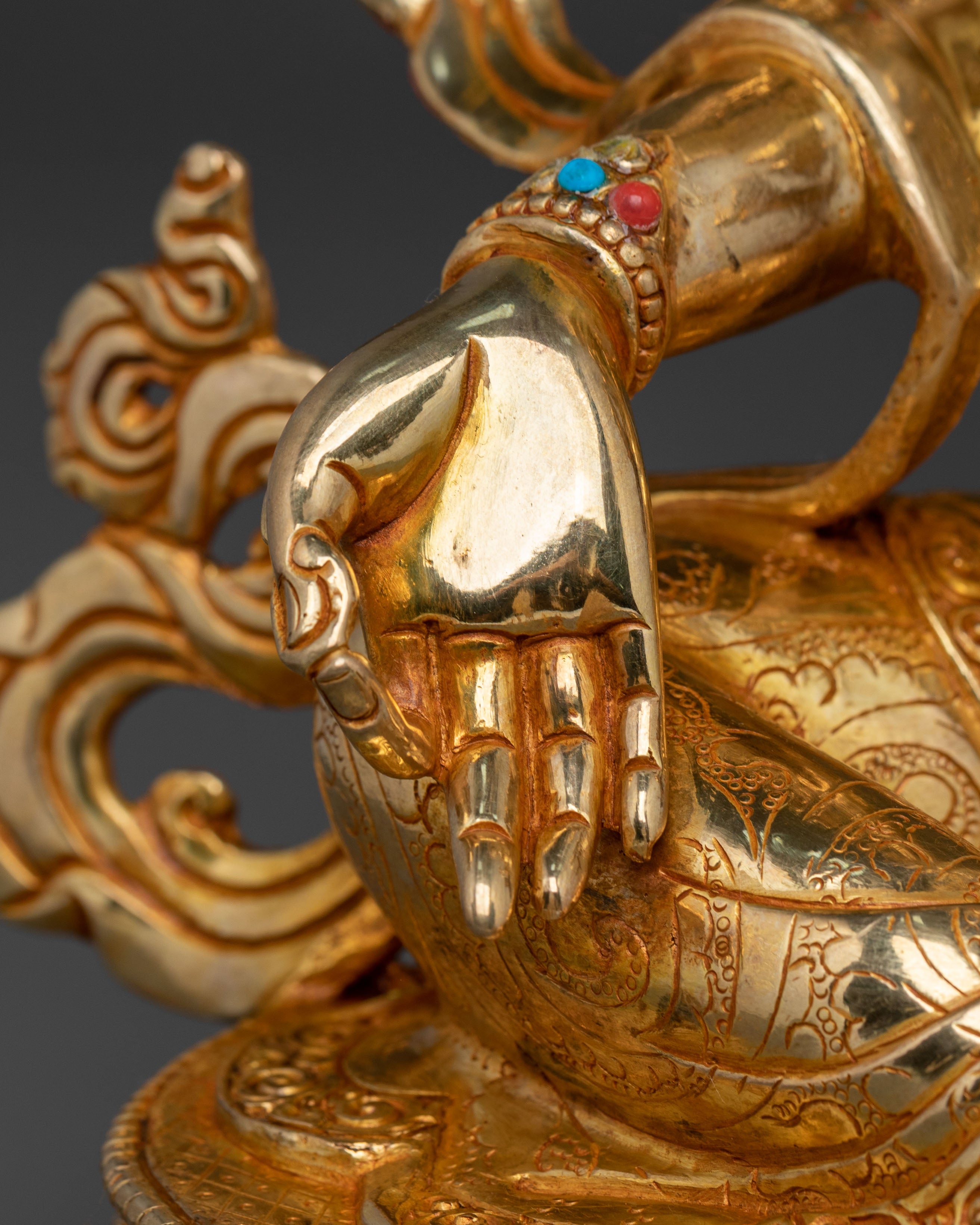 Green Tara Statue for Swift Protection | Tibetan Buddhist Art