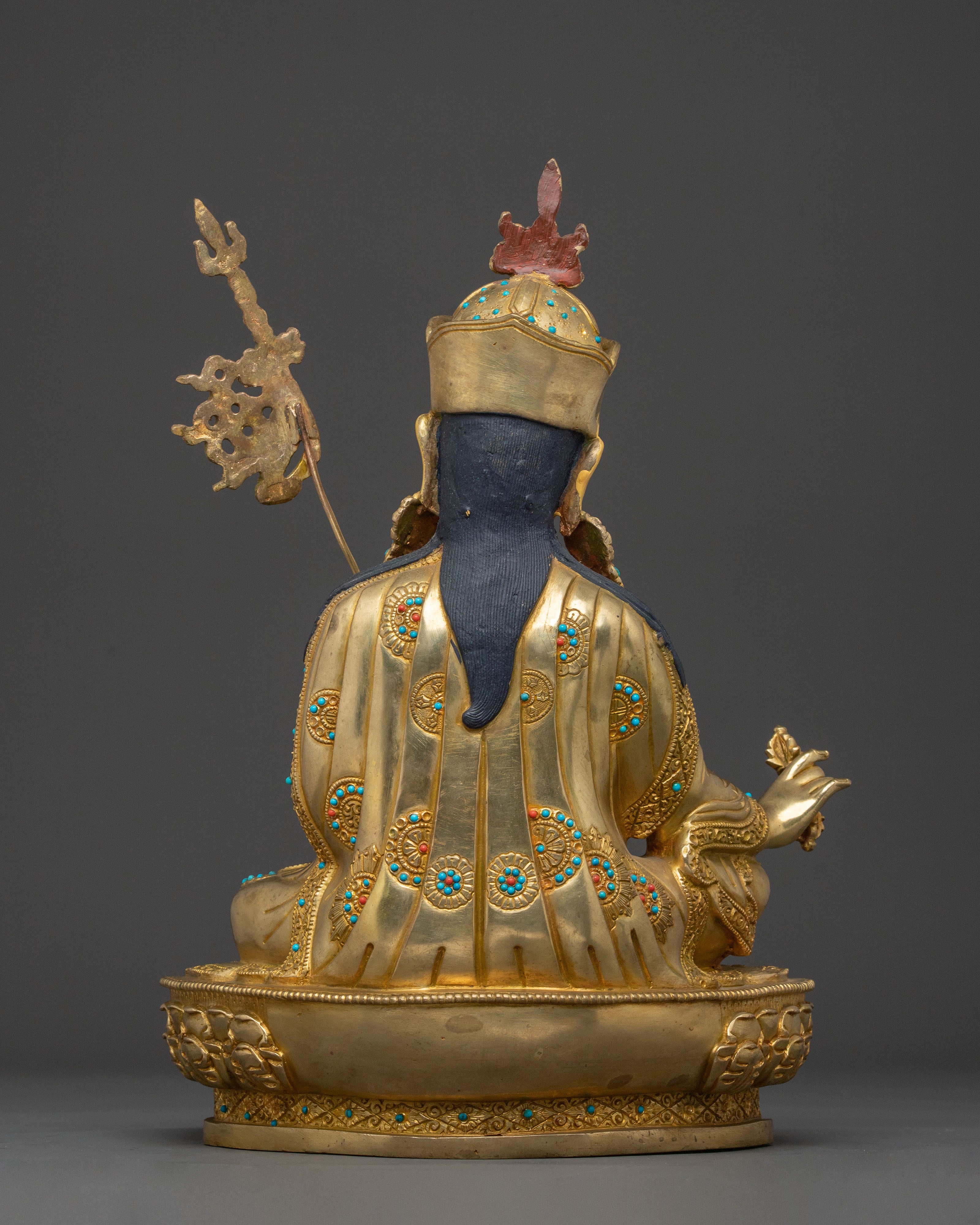 Spiritual Guru Rinpoche Sculpture for Meditation and Altar Spaces