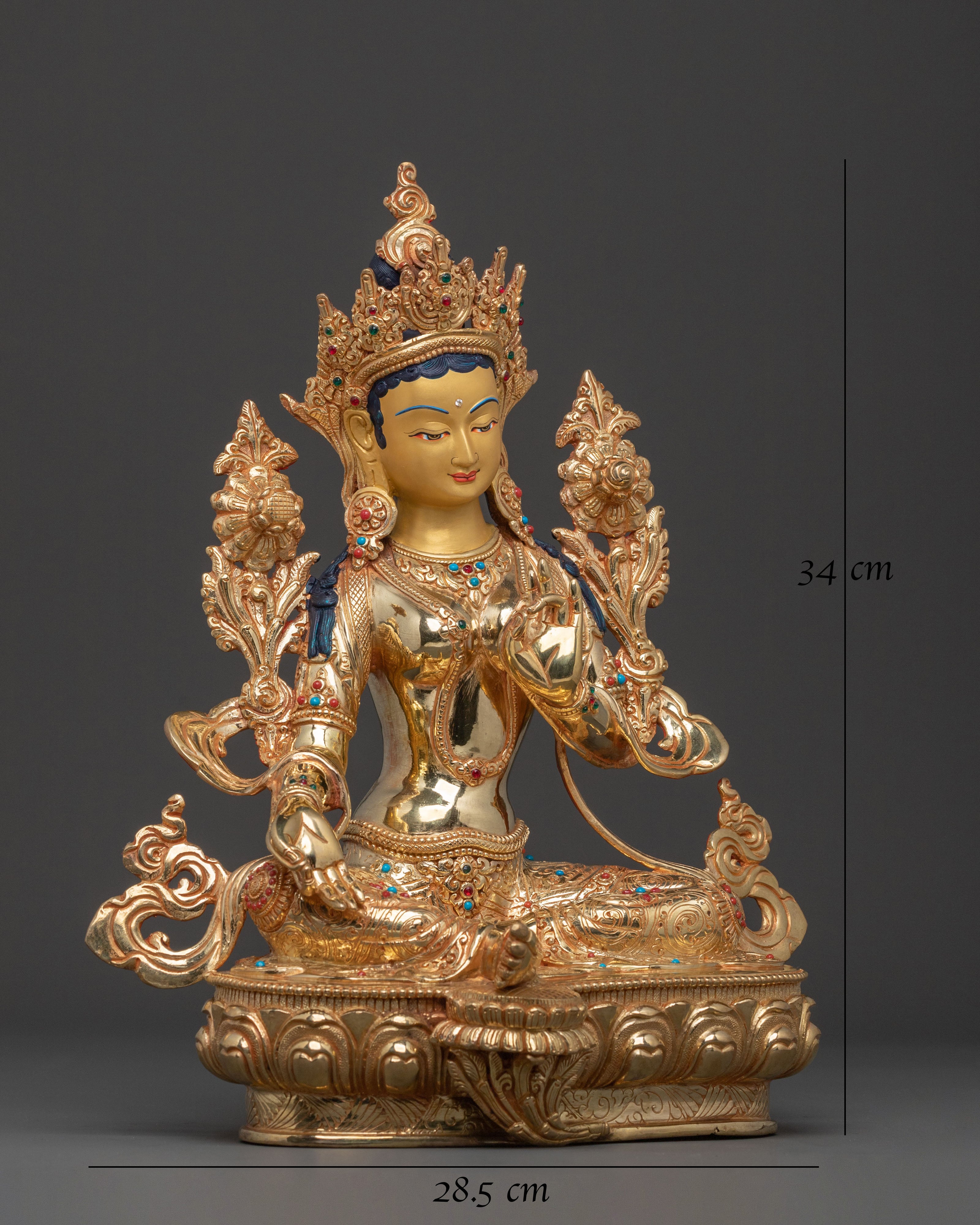 Swift Compassion Statue of Green Tara