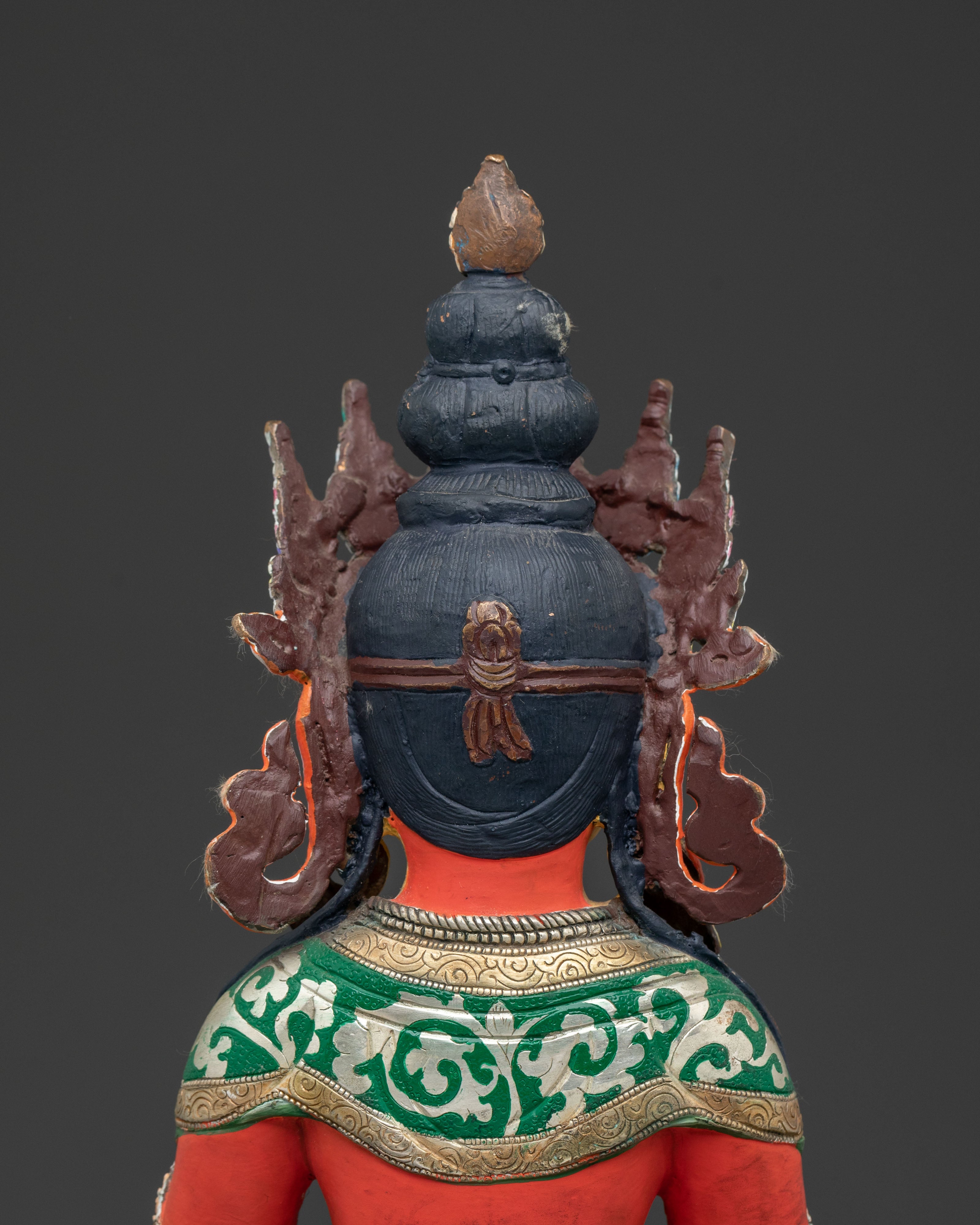 Amitayus Infinite Life Golden Statue – Radiant Sacred Serenity