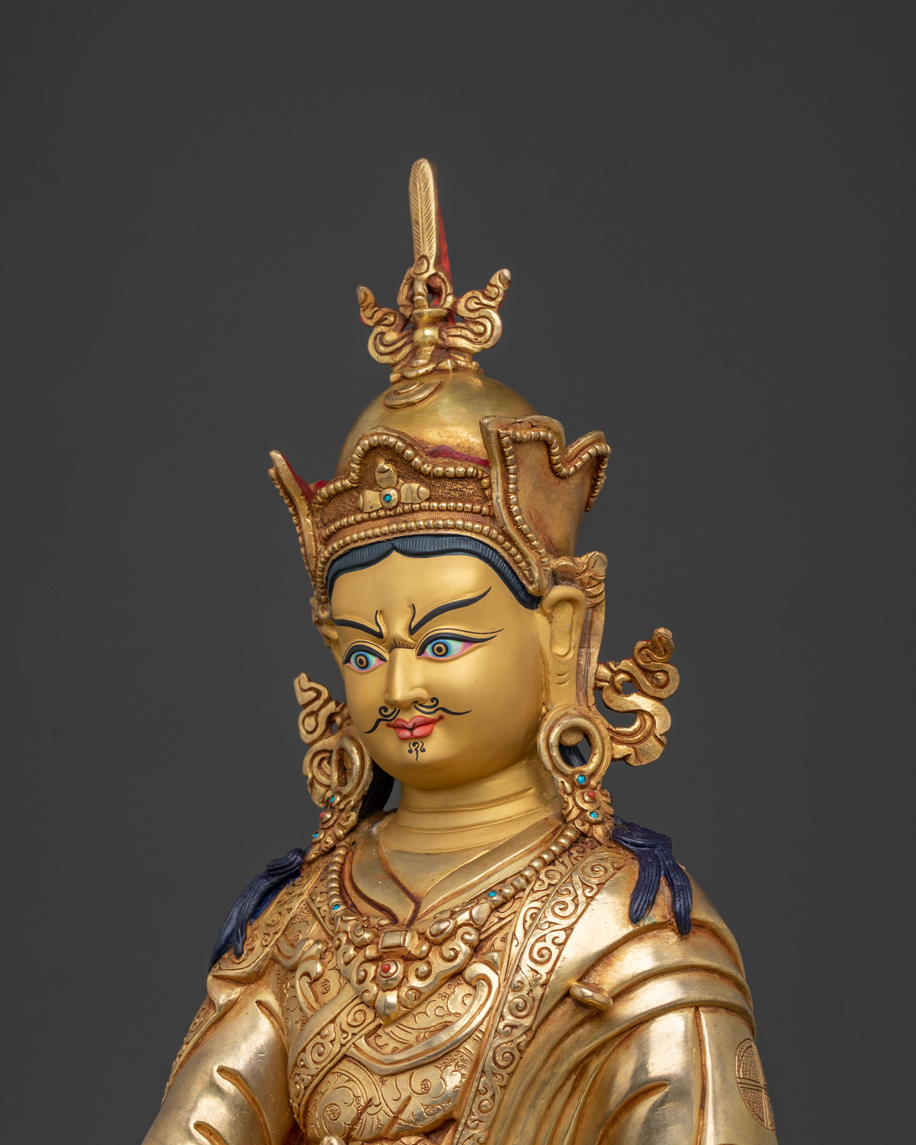 Guru Rinpoche Statue | Handcrafted Buddhist Master