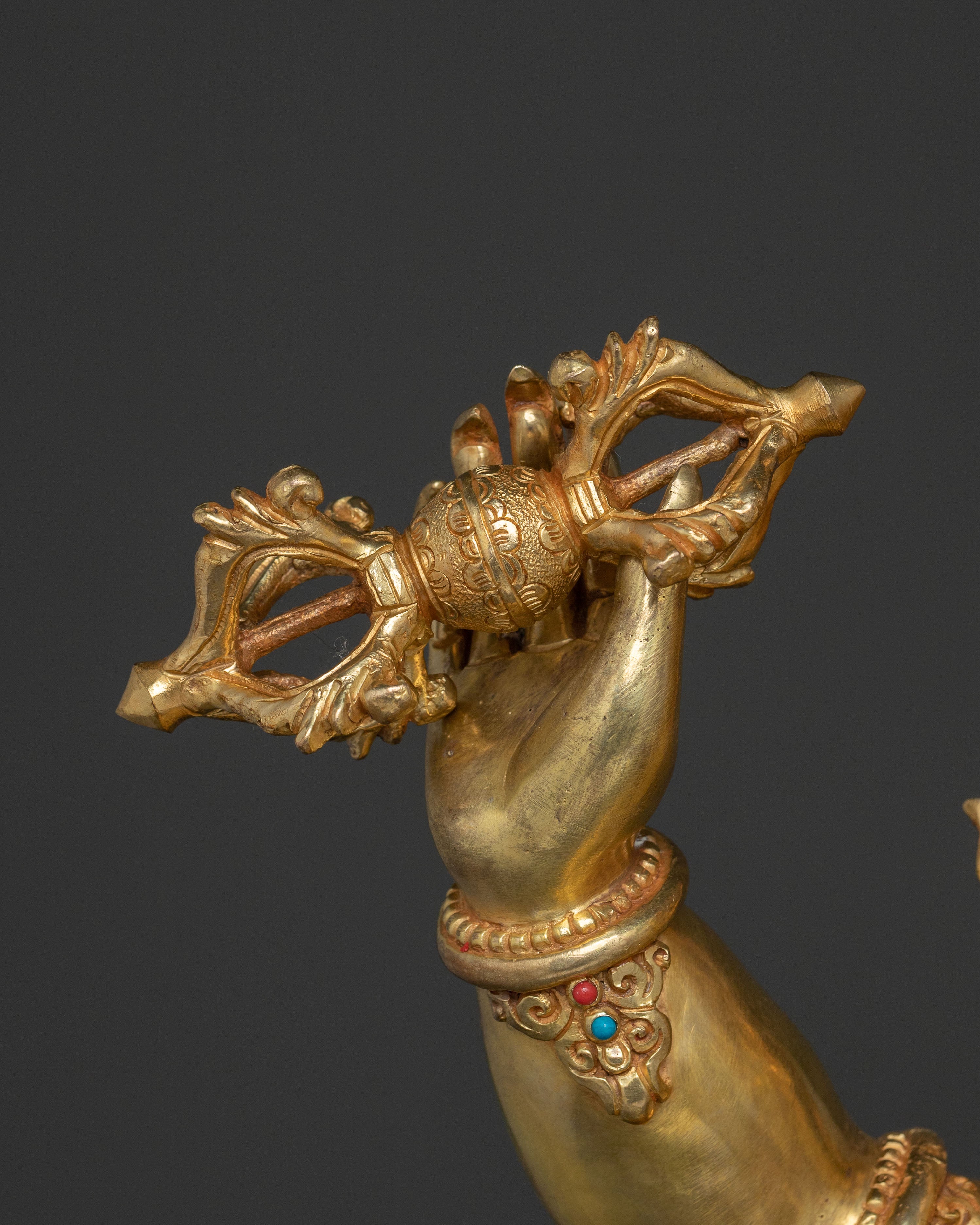 Protector Vajrapani Sculpture | Handcrafted Spiritual Art