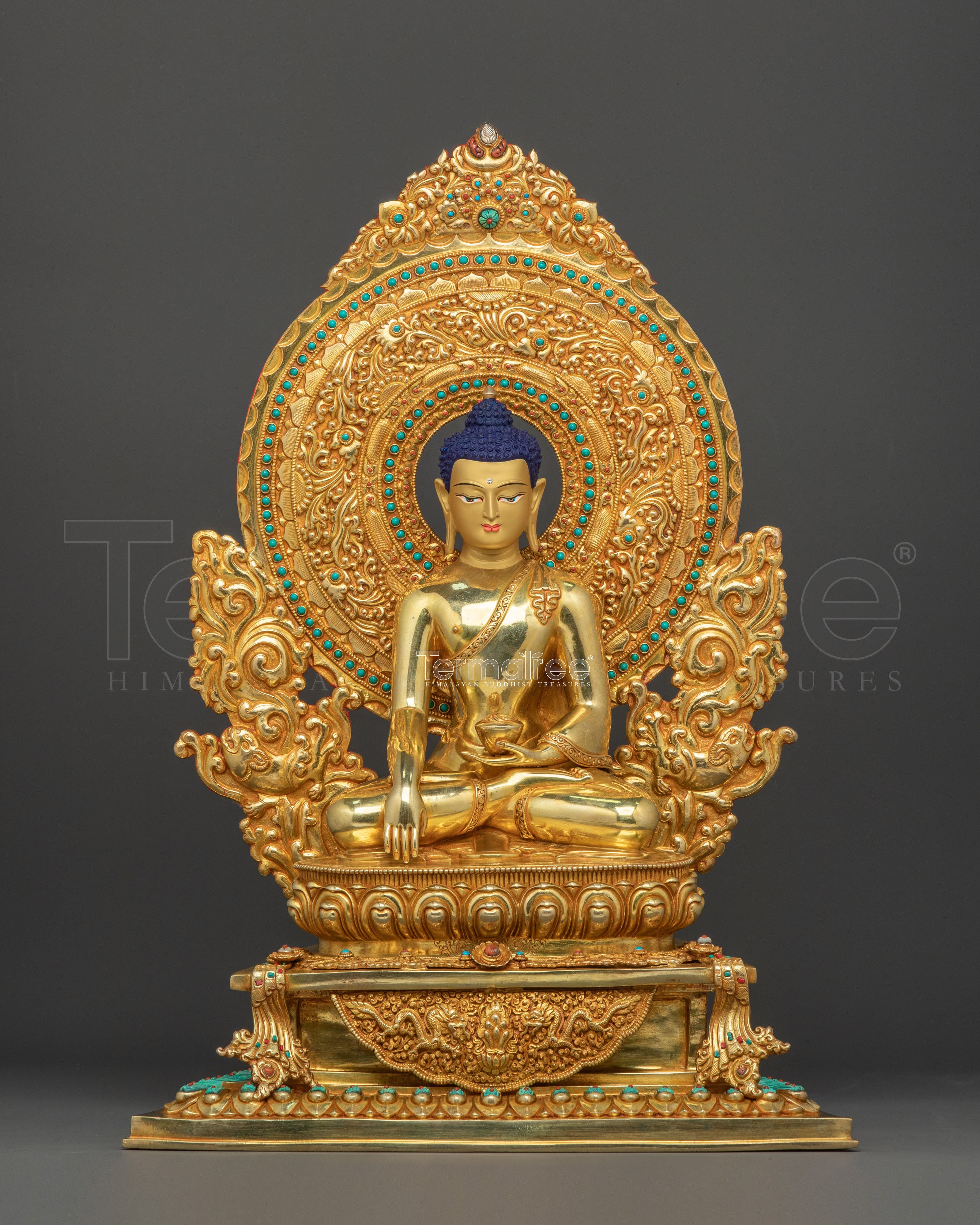 Shakyamuni Buddha on Throne