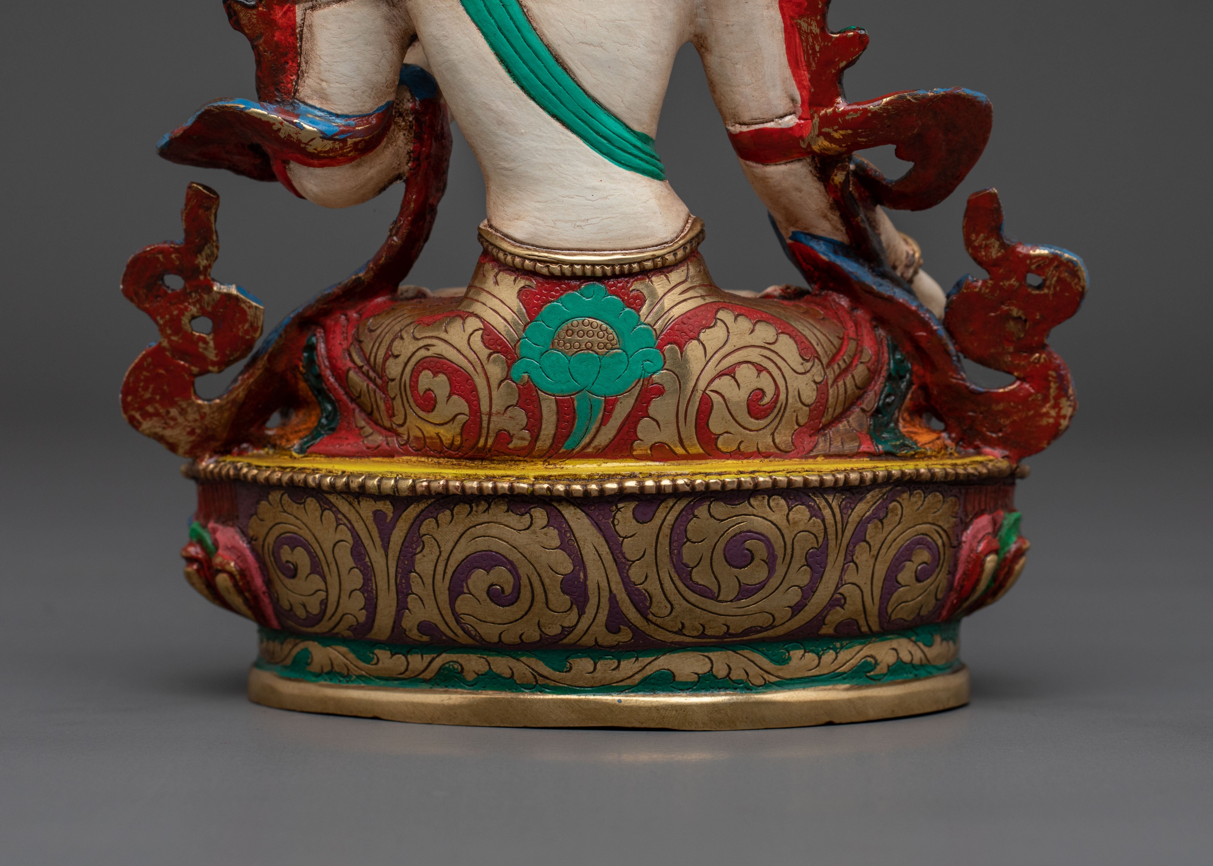 Goddess White Tara Meditation Statue | Bodhisattva of Long Life and Compassion