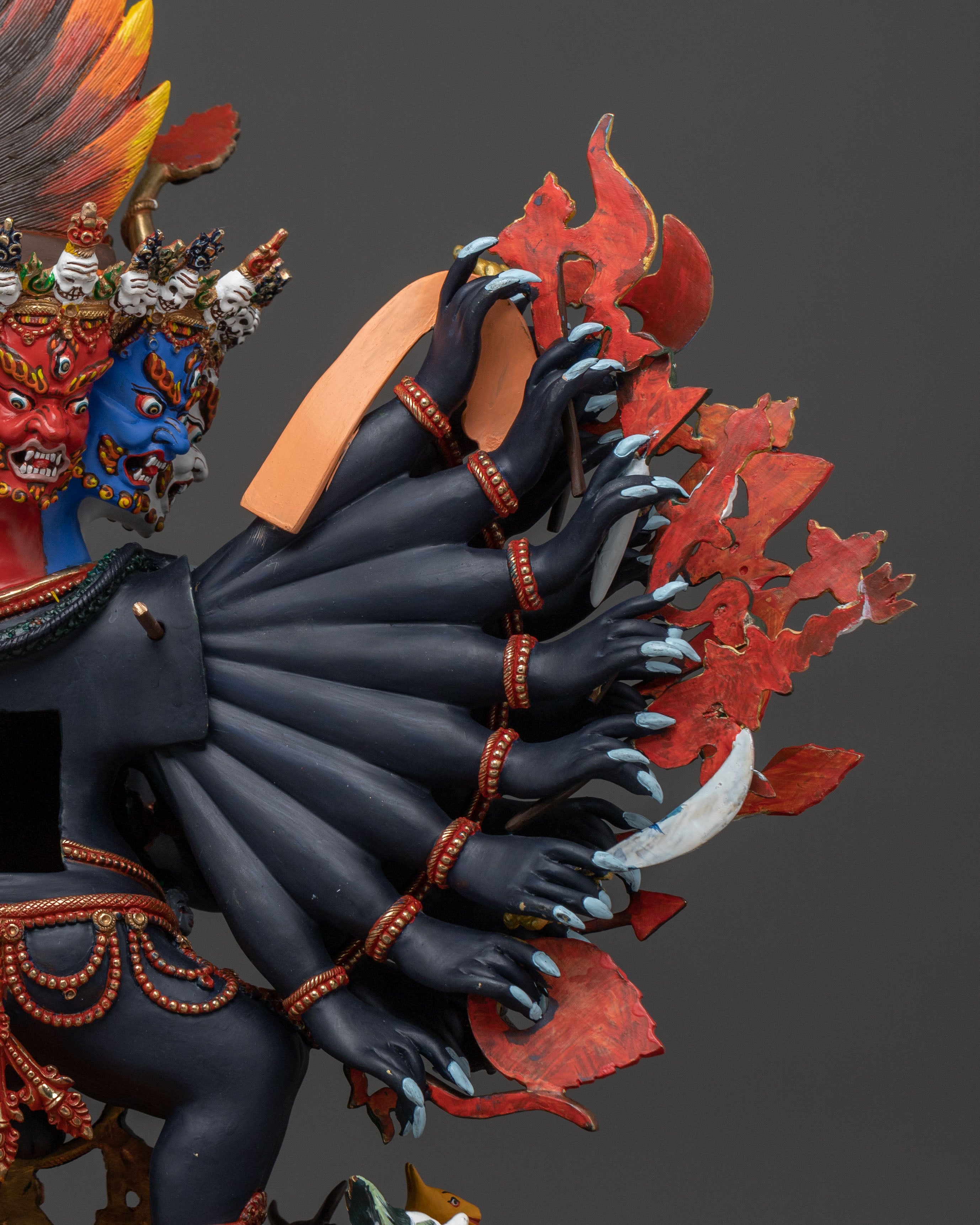 Meditation Deity Yamantaka Statue | Wrathful Buddha of Wisdom