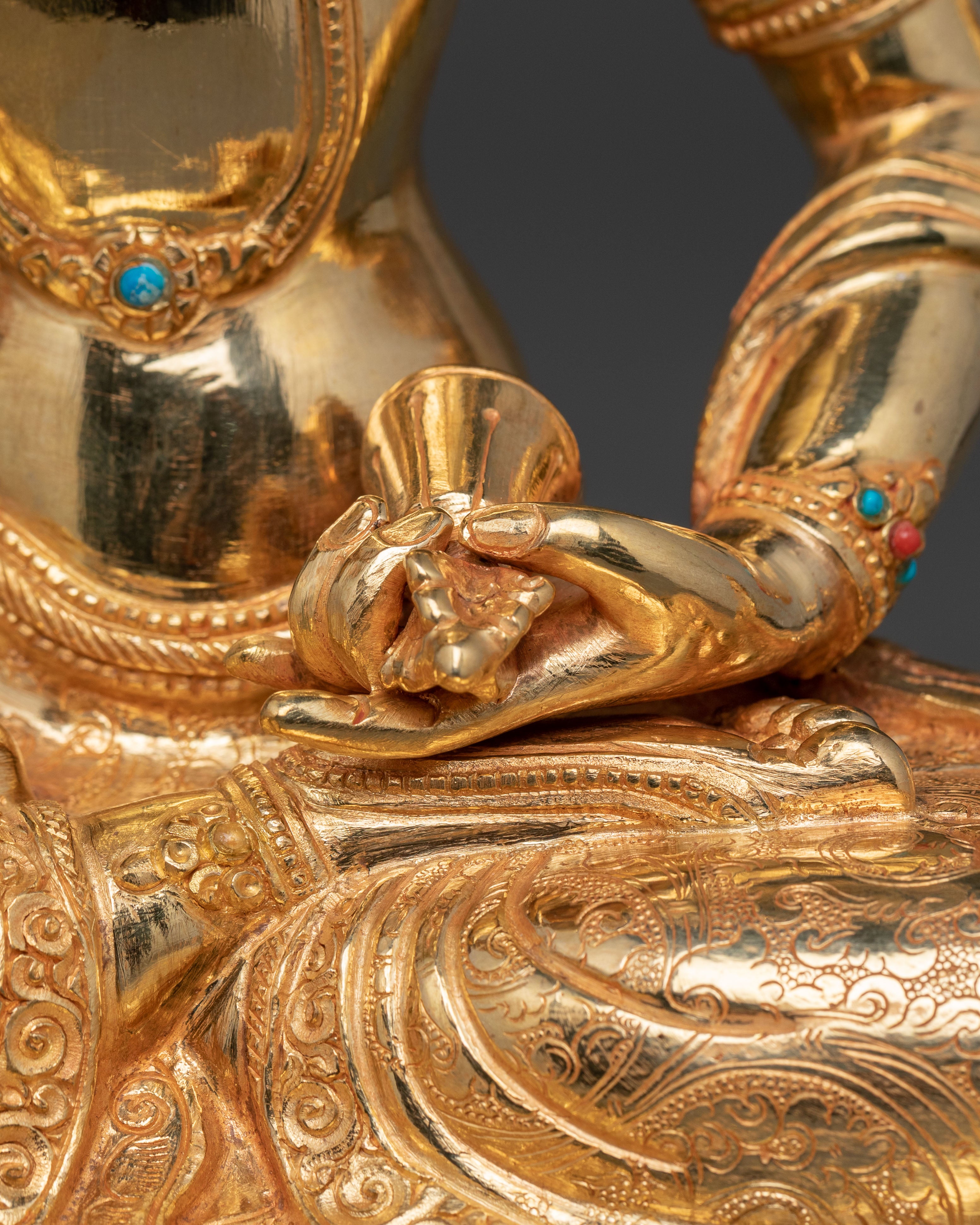 Handcrafted Vajrasattva Statue | Sacred Protector