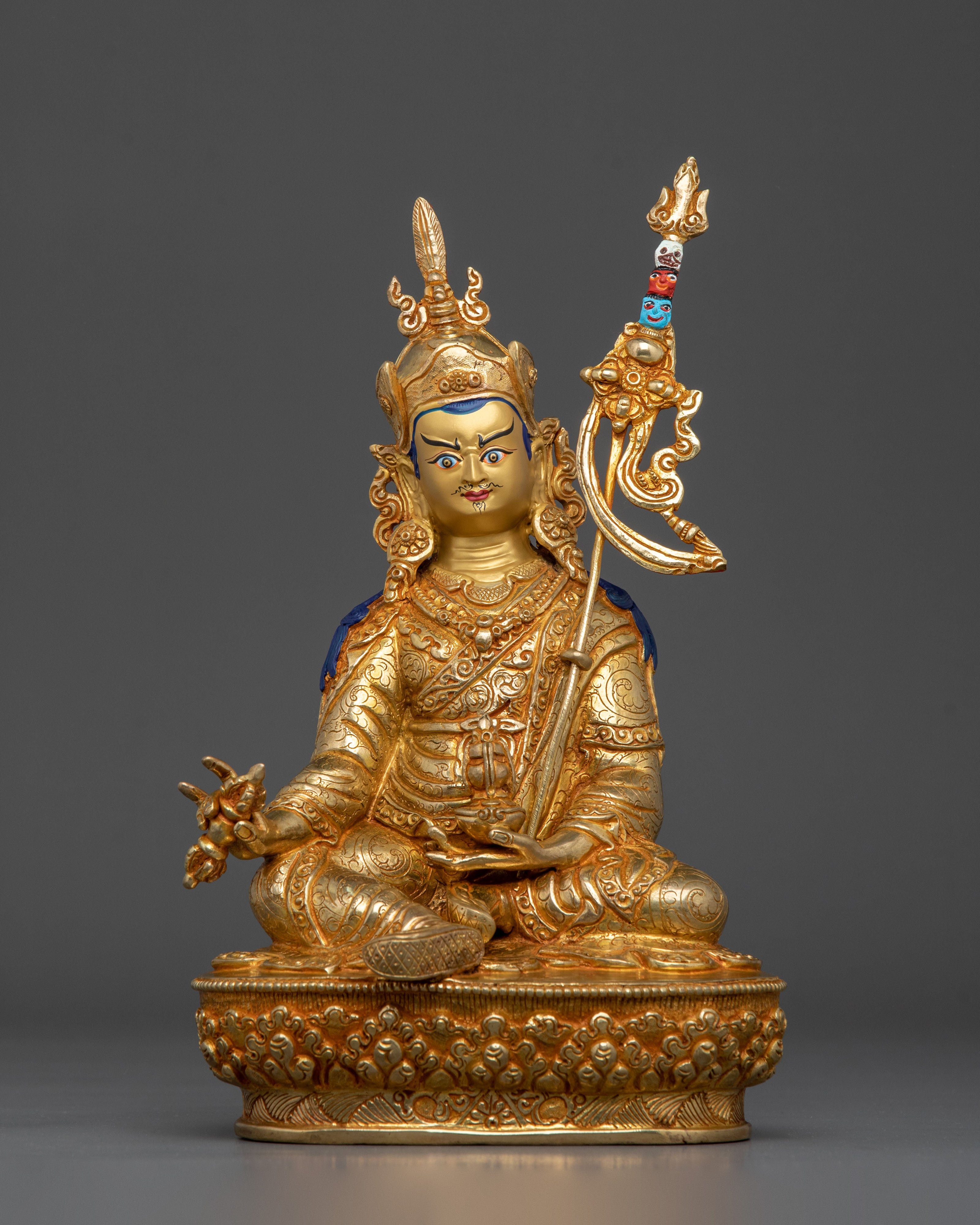 Vajra Guru Padmasambhava Statue | Lotus Born Master of Vajrayana Buddhism
