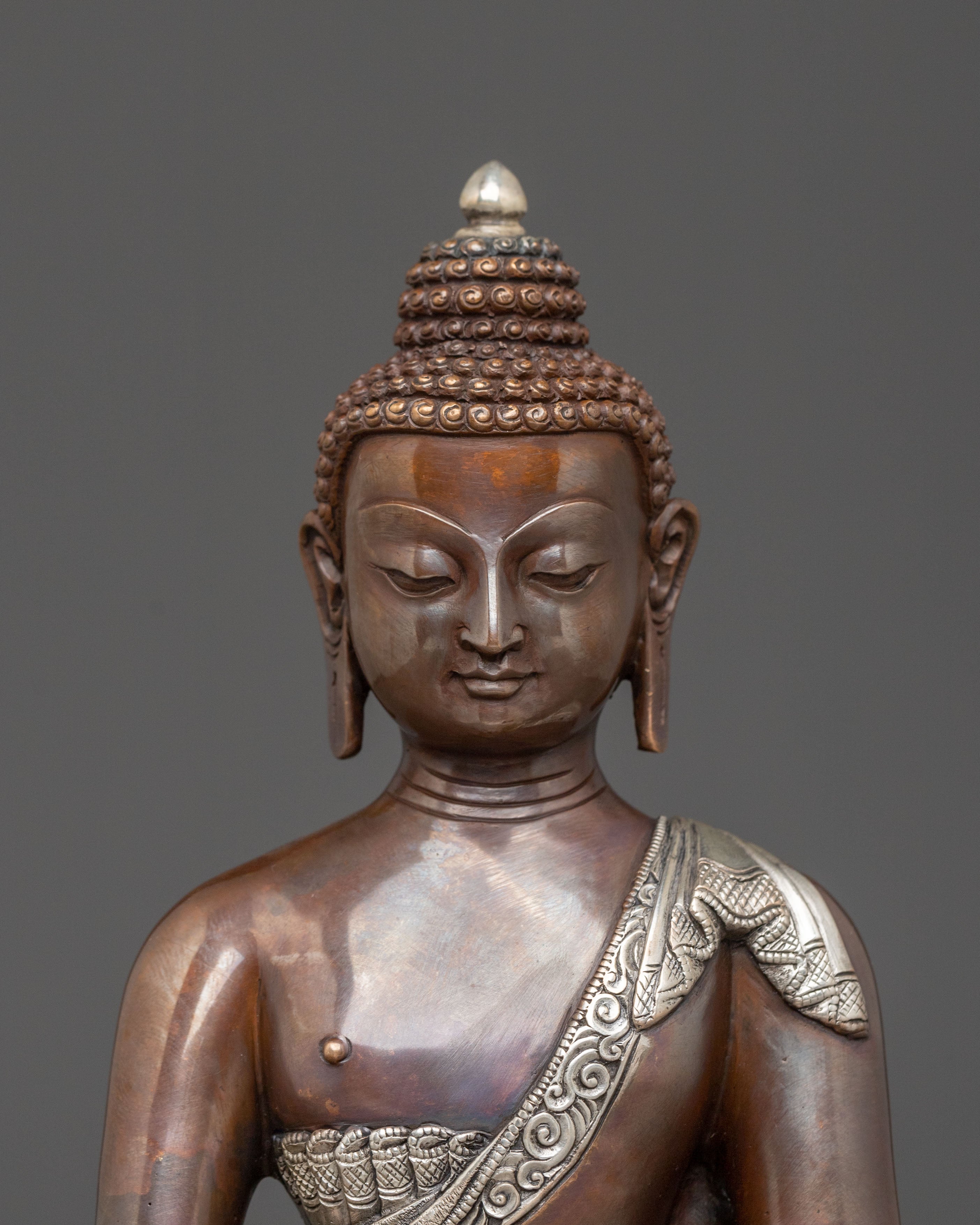 Amitabha Buddha Spiritual Figurine | Oxidized Copper Body