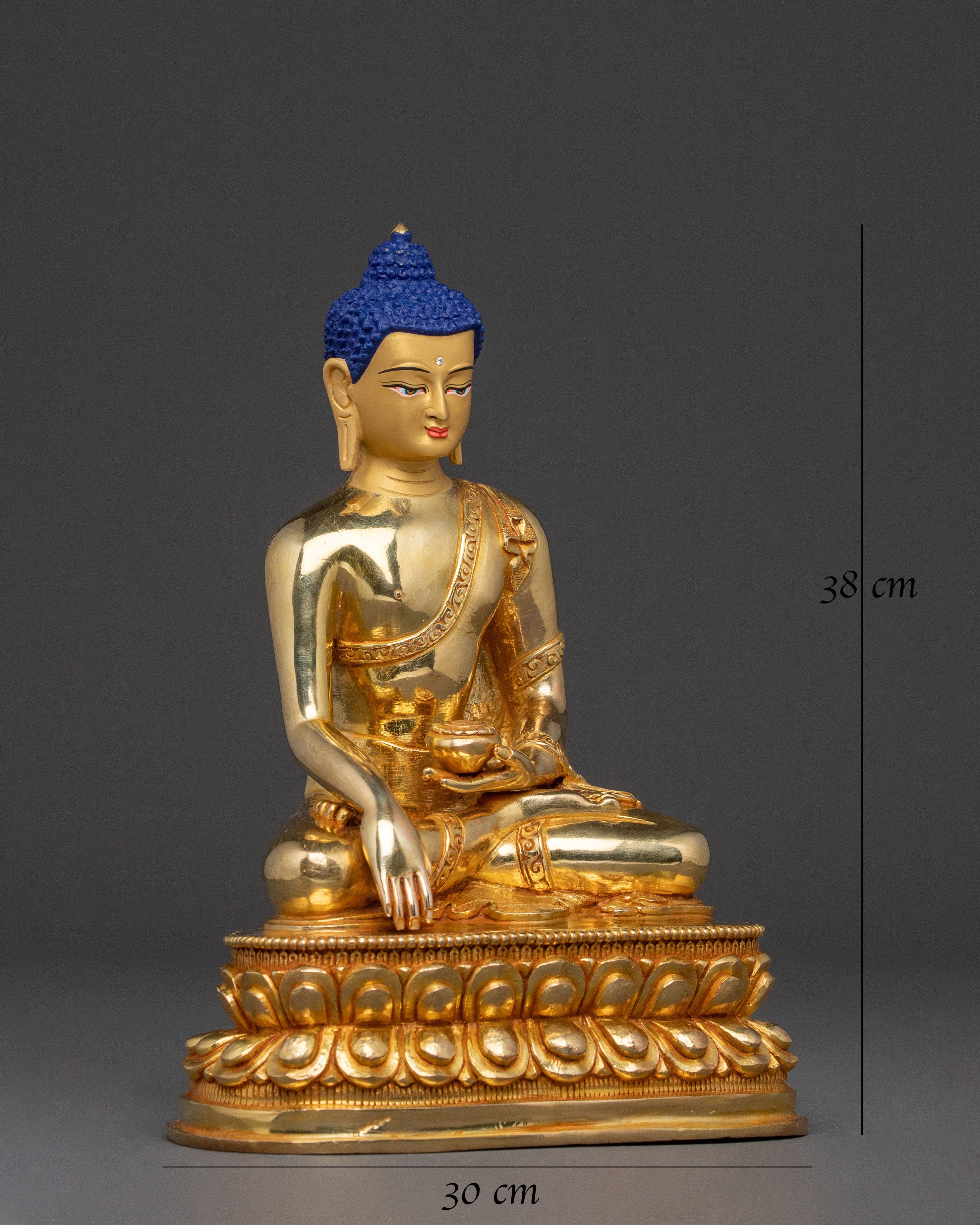 Awakened One Shakyamuni Buddha Sculpture for Altar