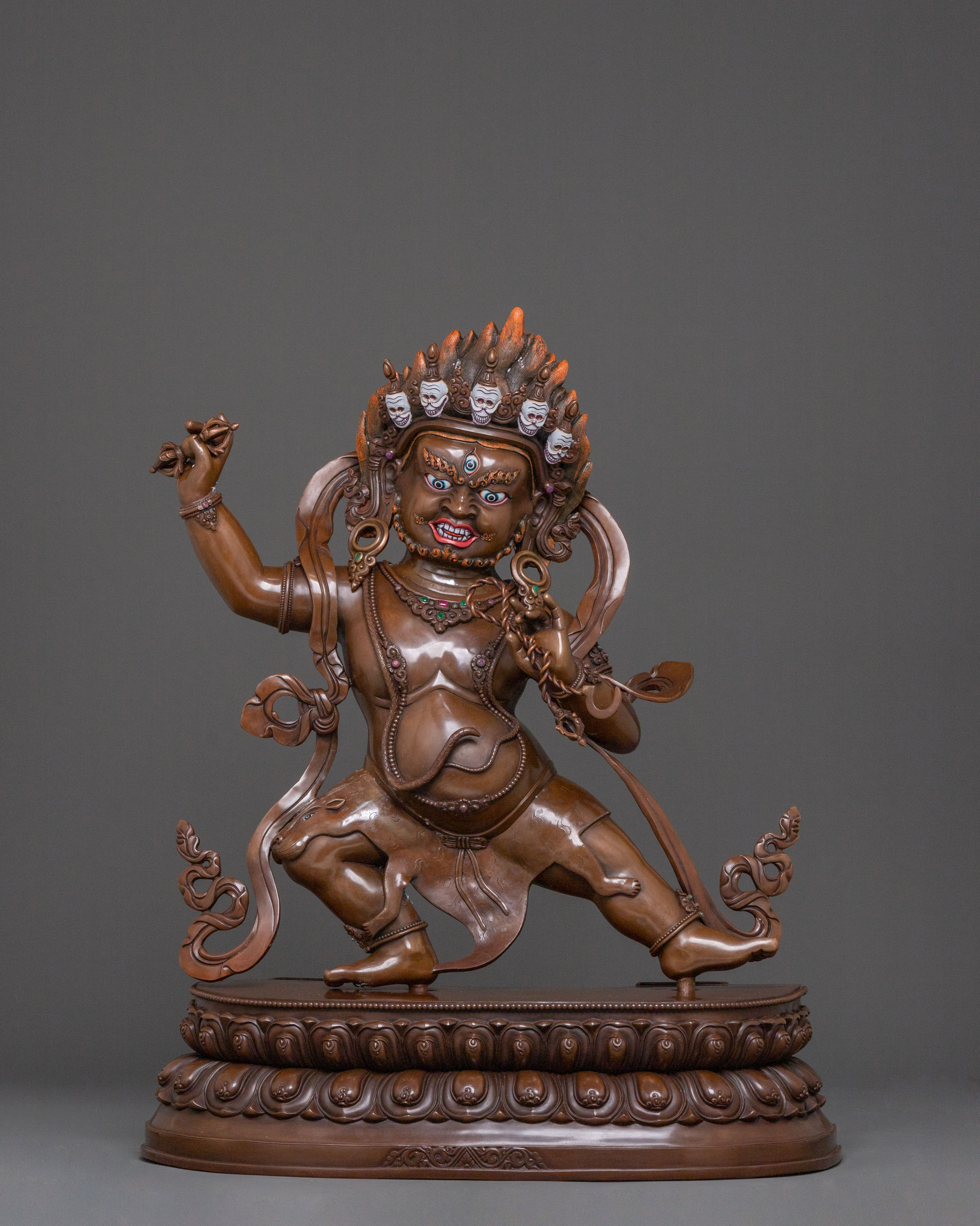 Vajrapani Statue Holder of the Vajra: Altar Decor